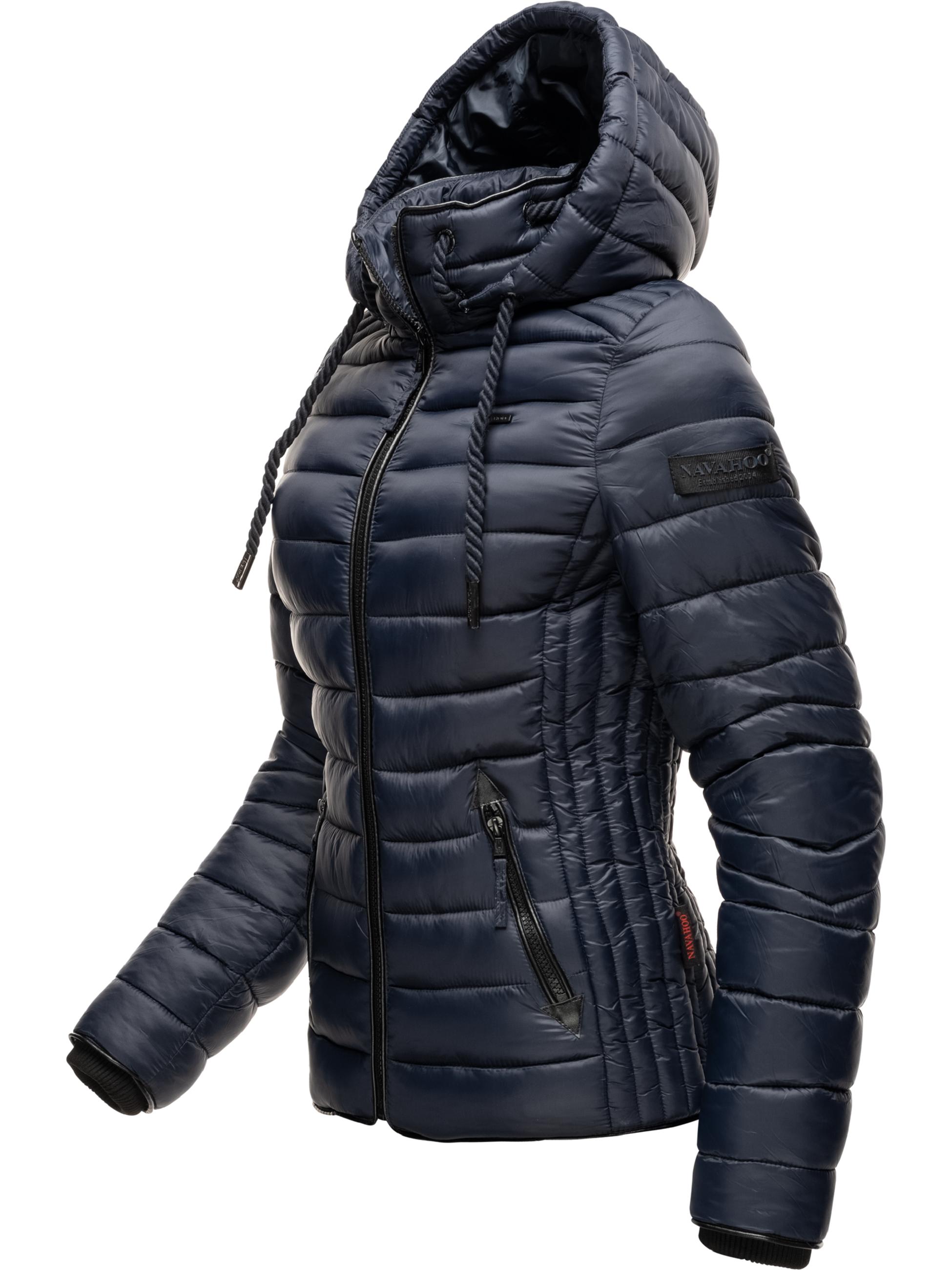 Leichte Steppjacke mit Kapuze "Lulana" Navy