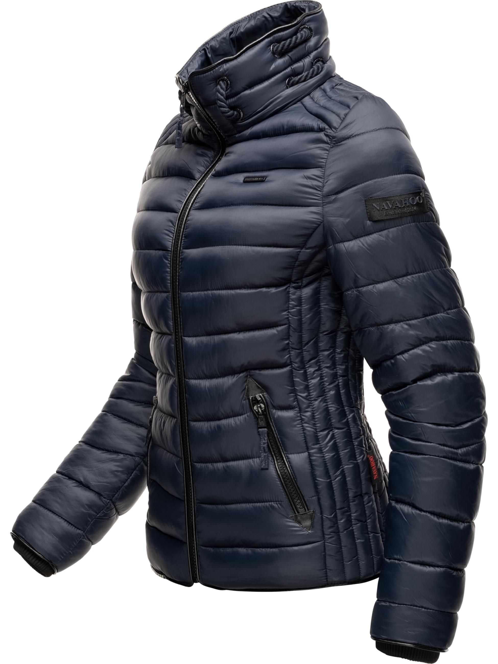 Leichte Steppjacke mit Kapuze "Lulana" Navy