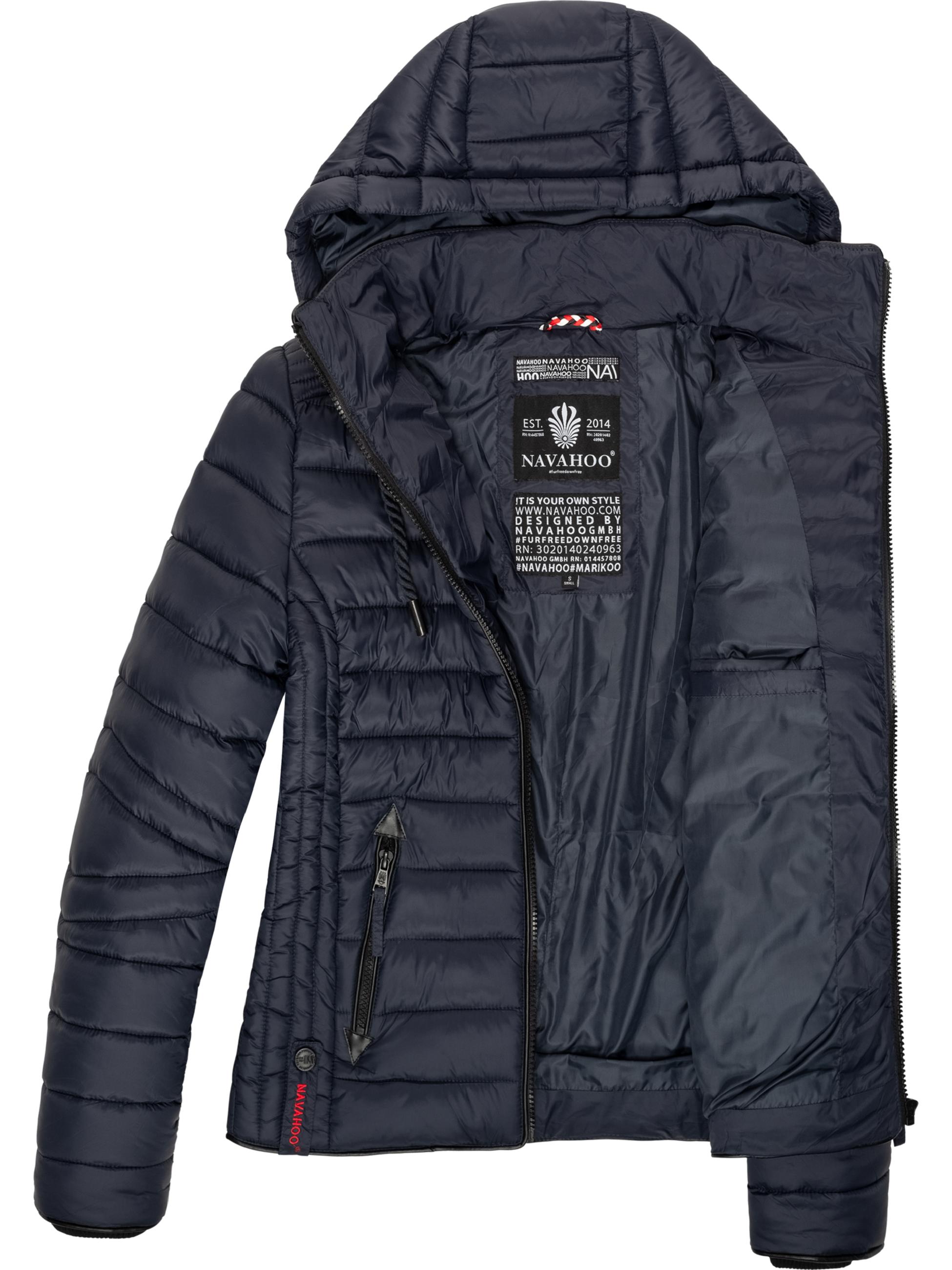 Leichte Steppjacke mit Kapuze "Lulana" Navy