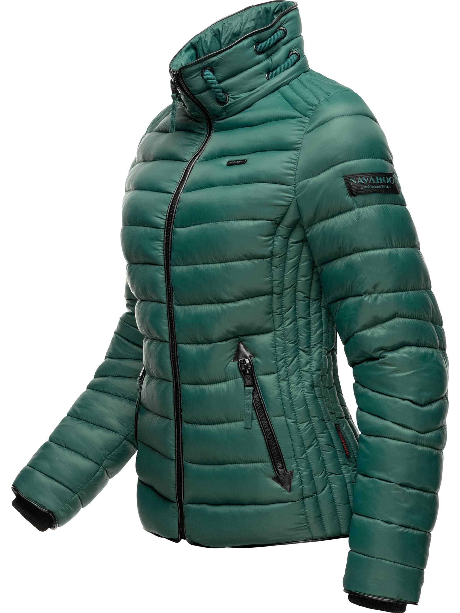 Leichte Steppjacke mit Kapuze "Lulana" Ocean Green