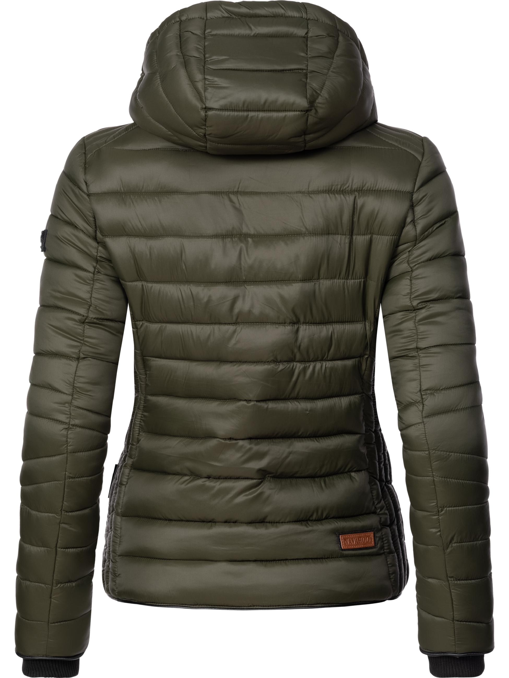 Leichte Steppjacke mit Kapuze "Lulana" Olive