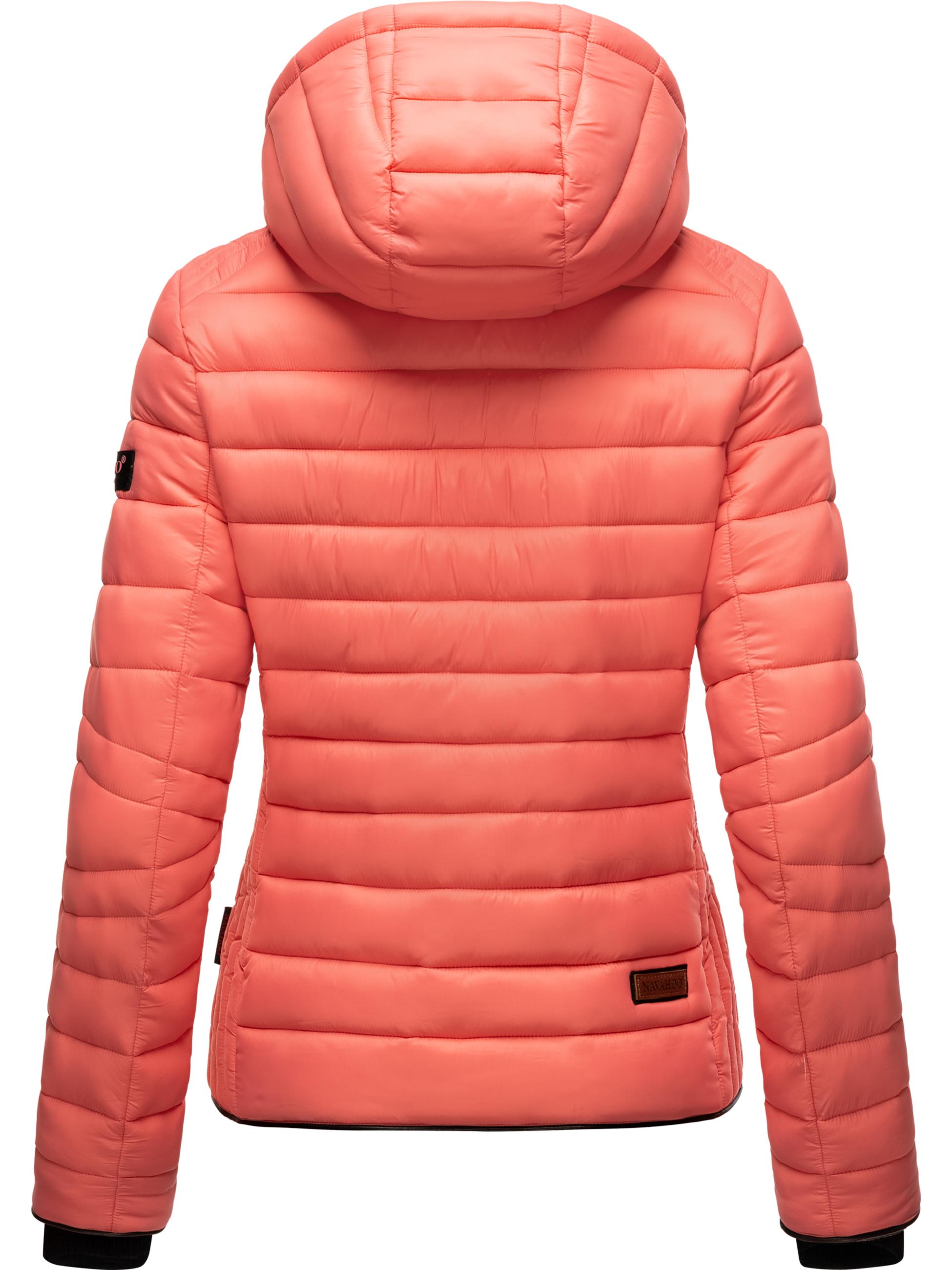 Leichte Steppjacke mit Kapuze "Lulana" Rose Coral