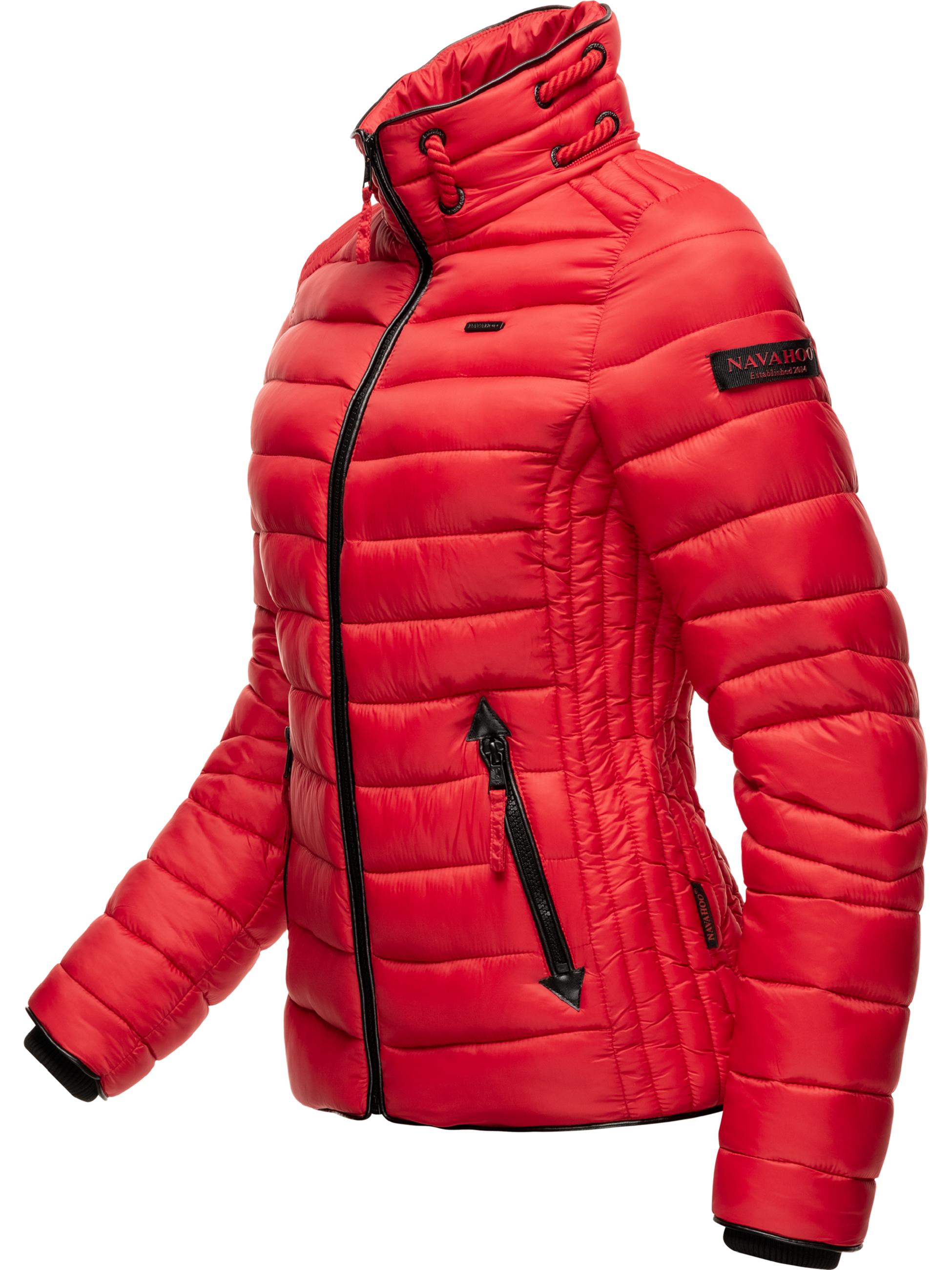 Leichte Steppjacke mit Kapuze "Lulana" Rot