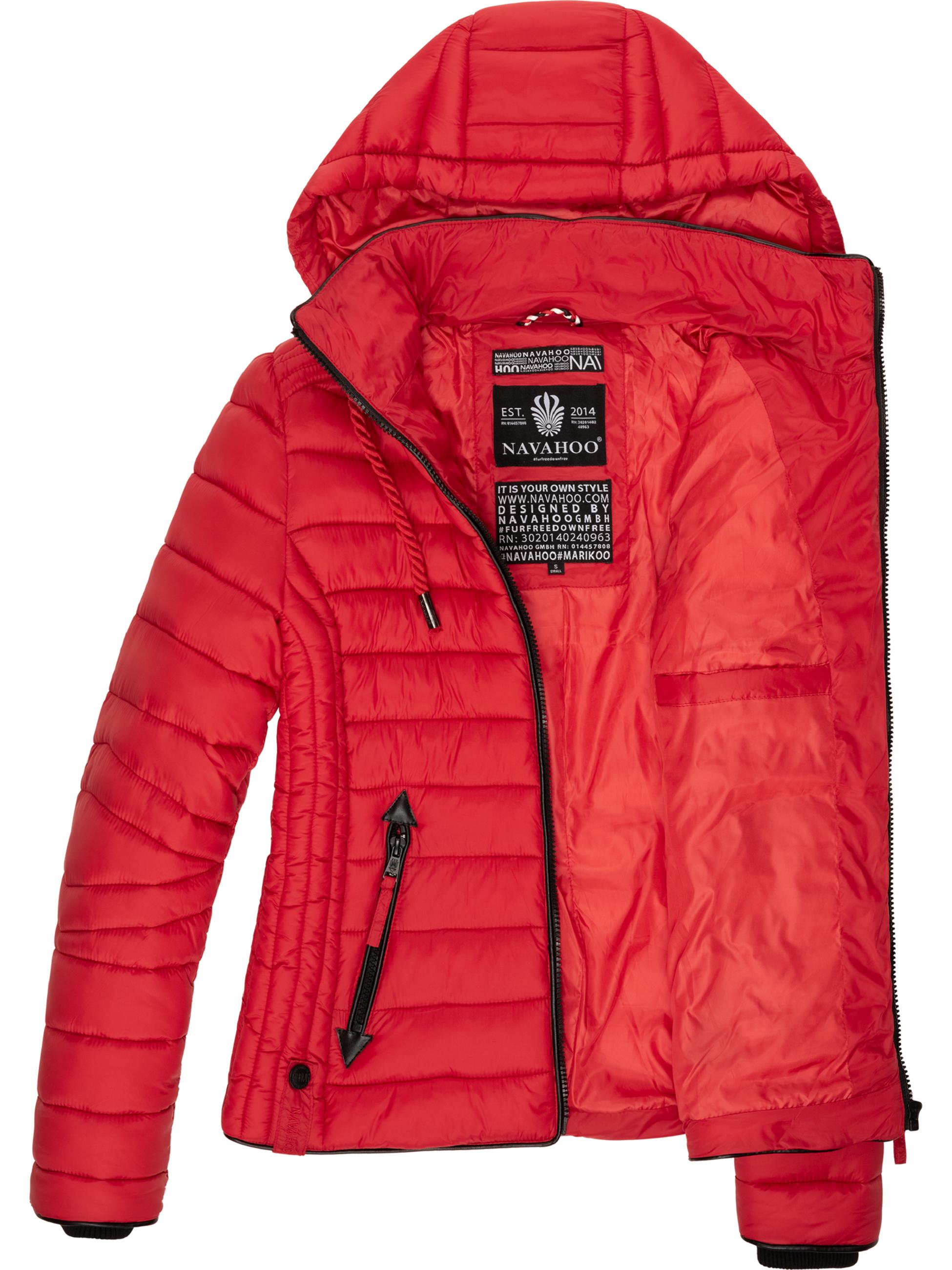 Leichte Steppjacke mit Kapuze "Lulana" Rot