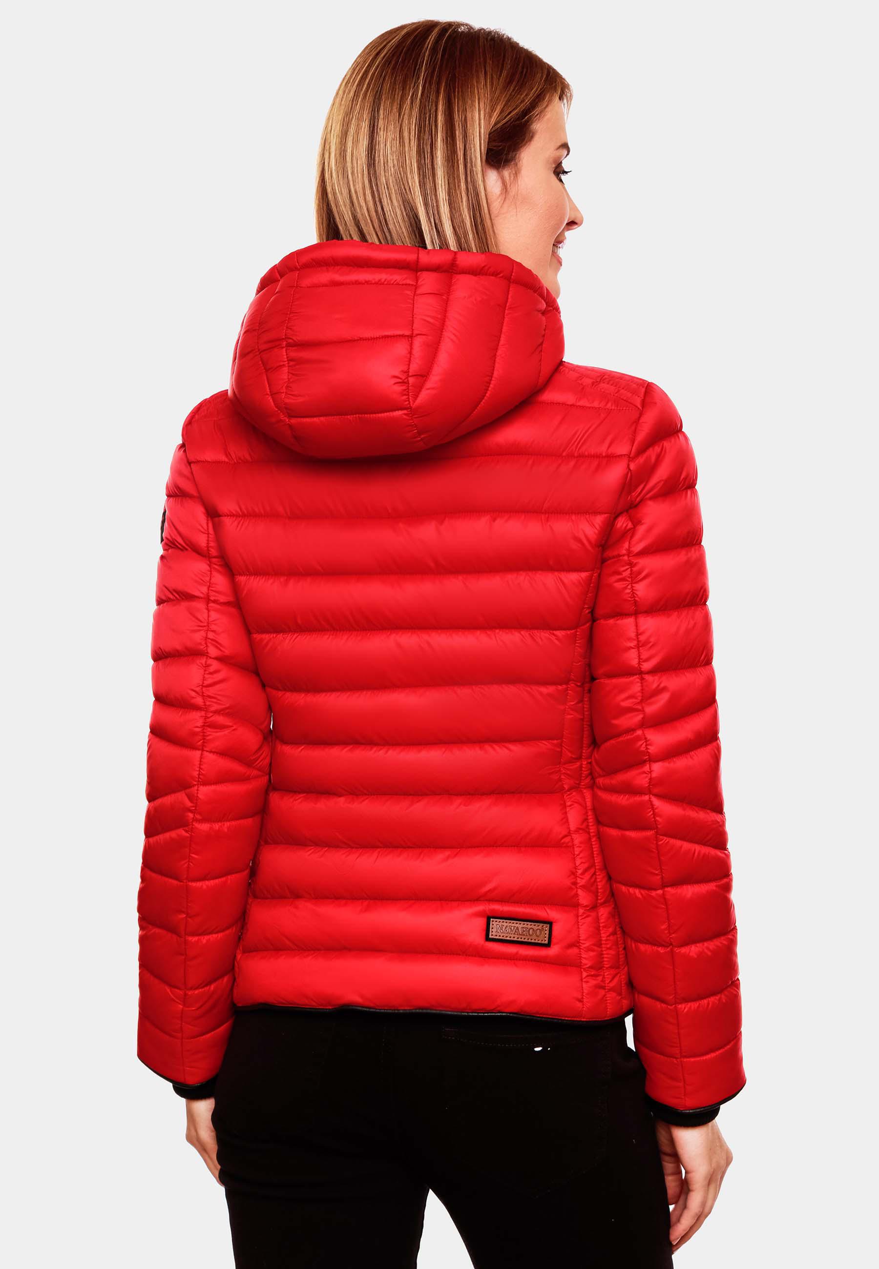 Leichte Steppjacke mit Kapuze "Lulana" Rot