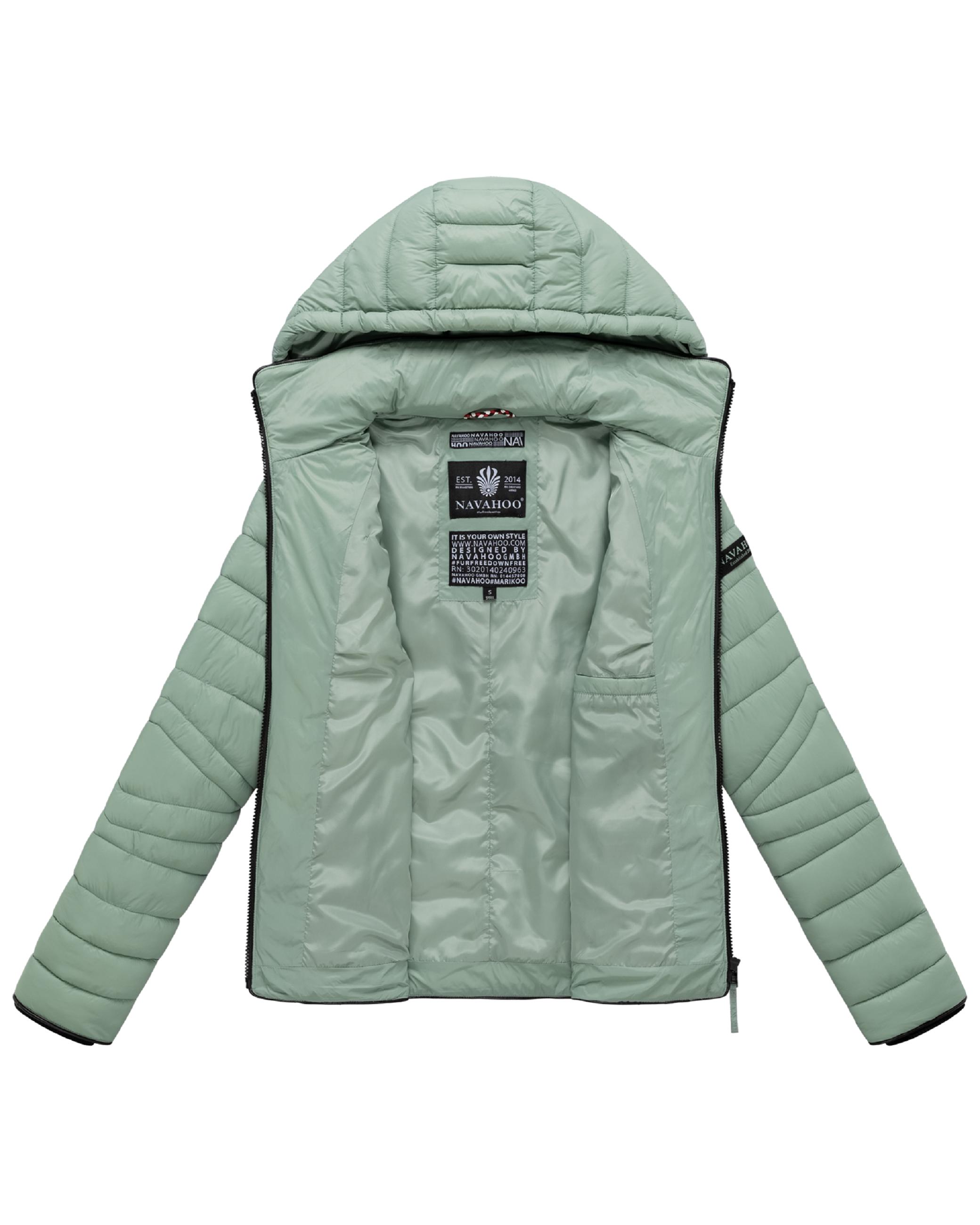 Leichte Steppjacke mit Kapuze "Lulana" Smokey Mint