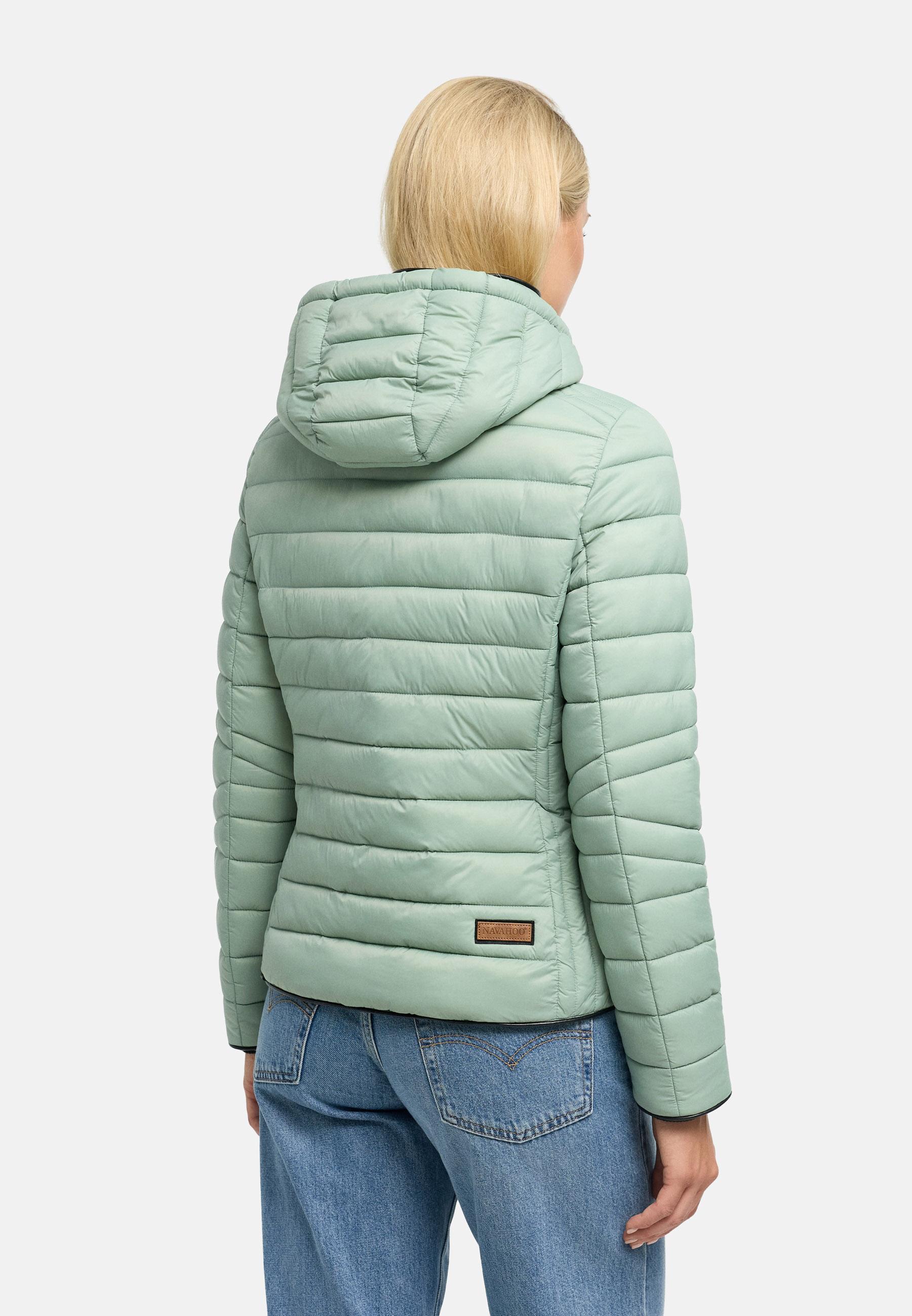 Leichte Steppjacke mit Kapuze "Lulana" Smokey Mint