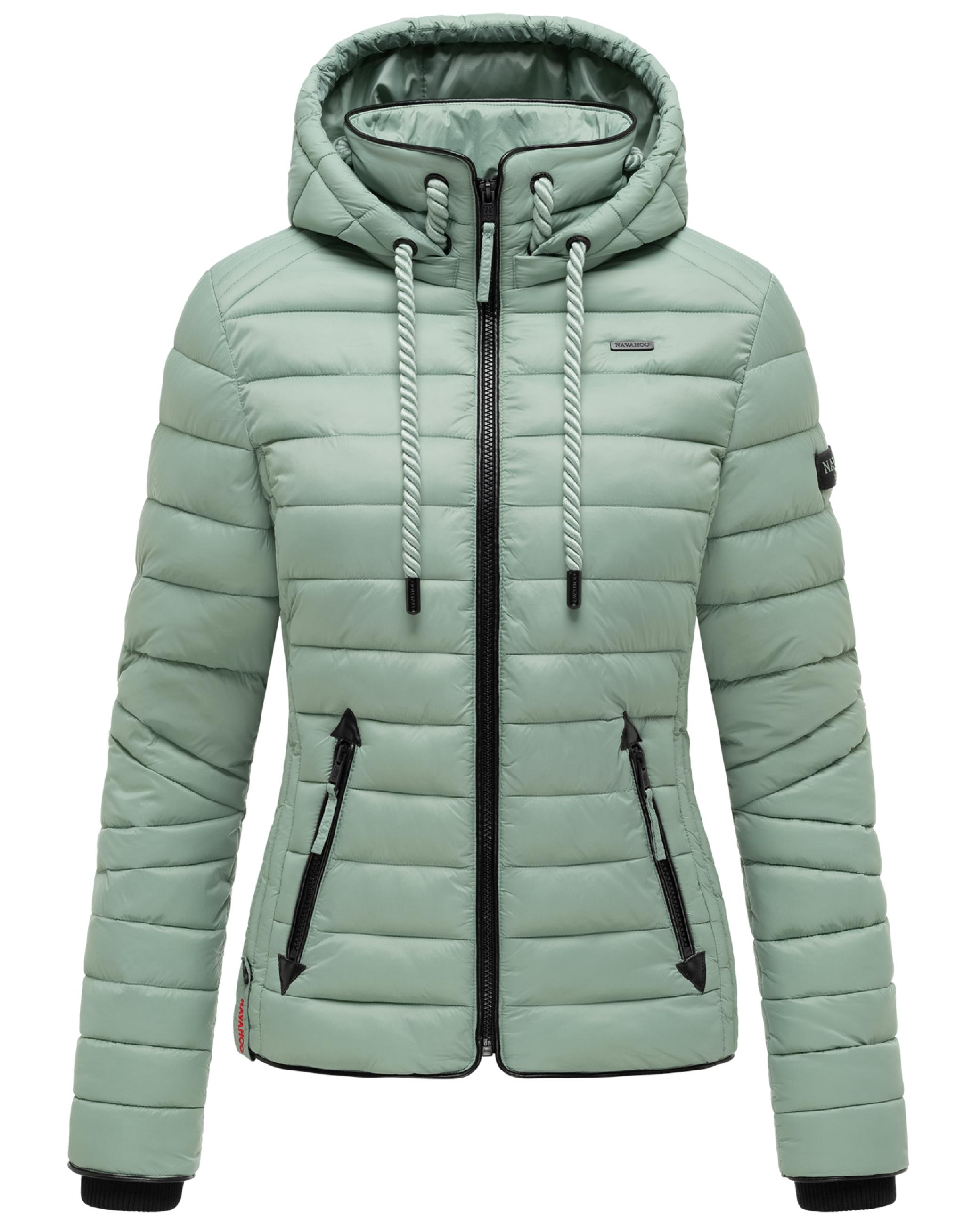 Leichte Steppjacke mit Kapuze "Lulana" Smokey Mint