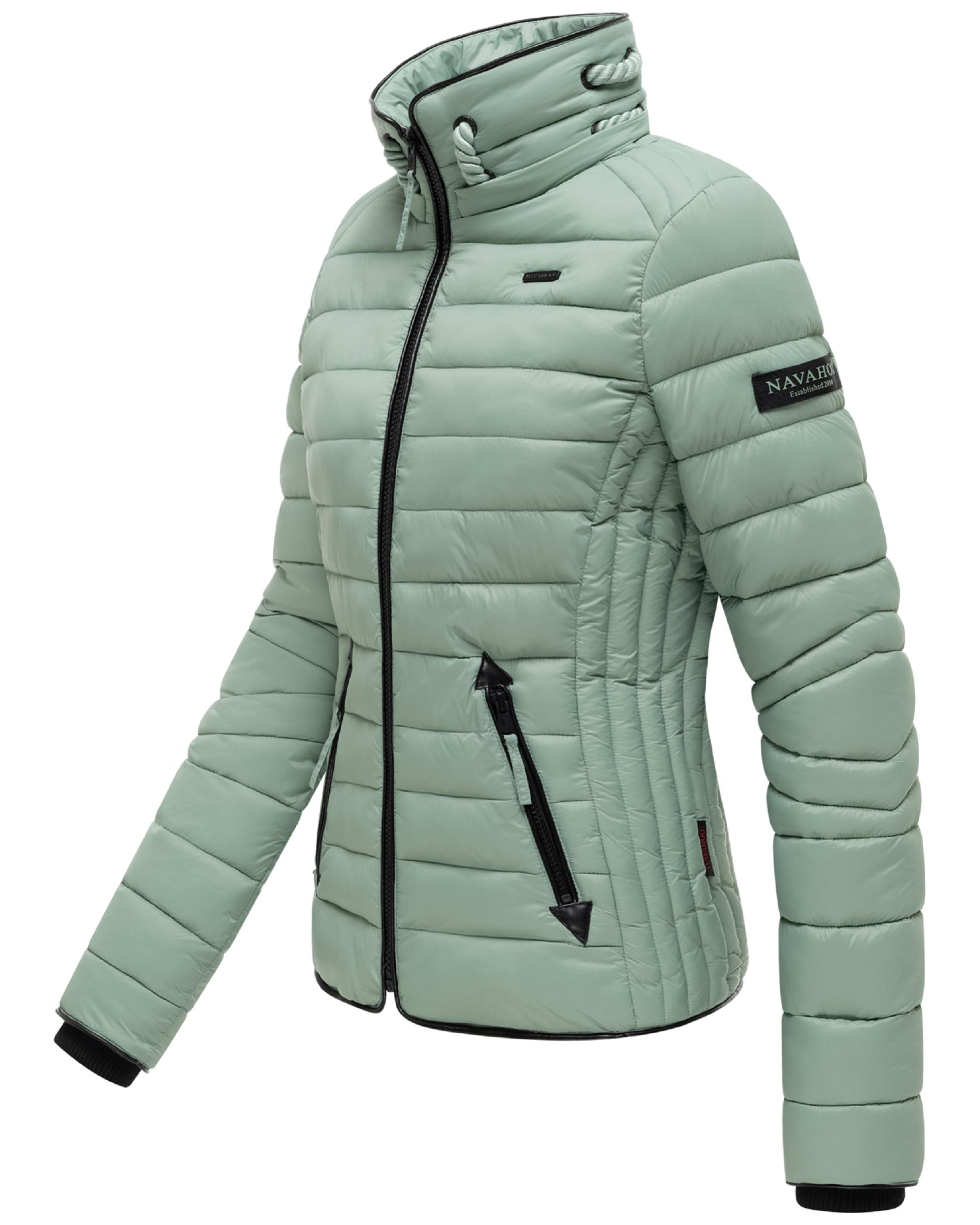 Leichte Steppjacke mit Kapuze "Lulana" Smokey Mint