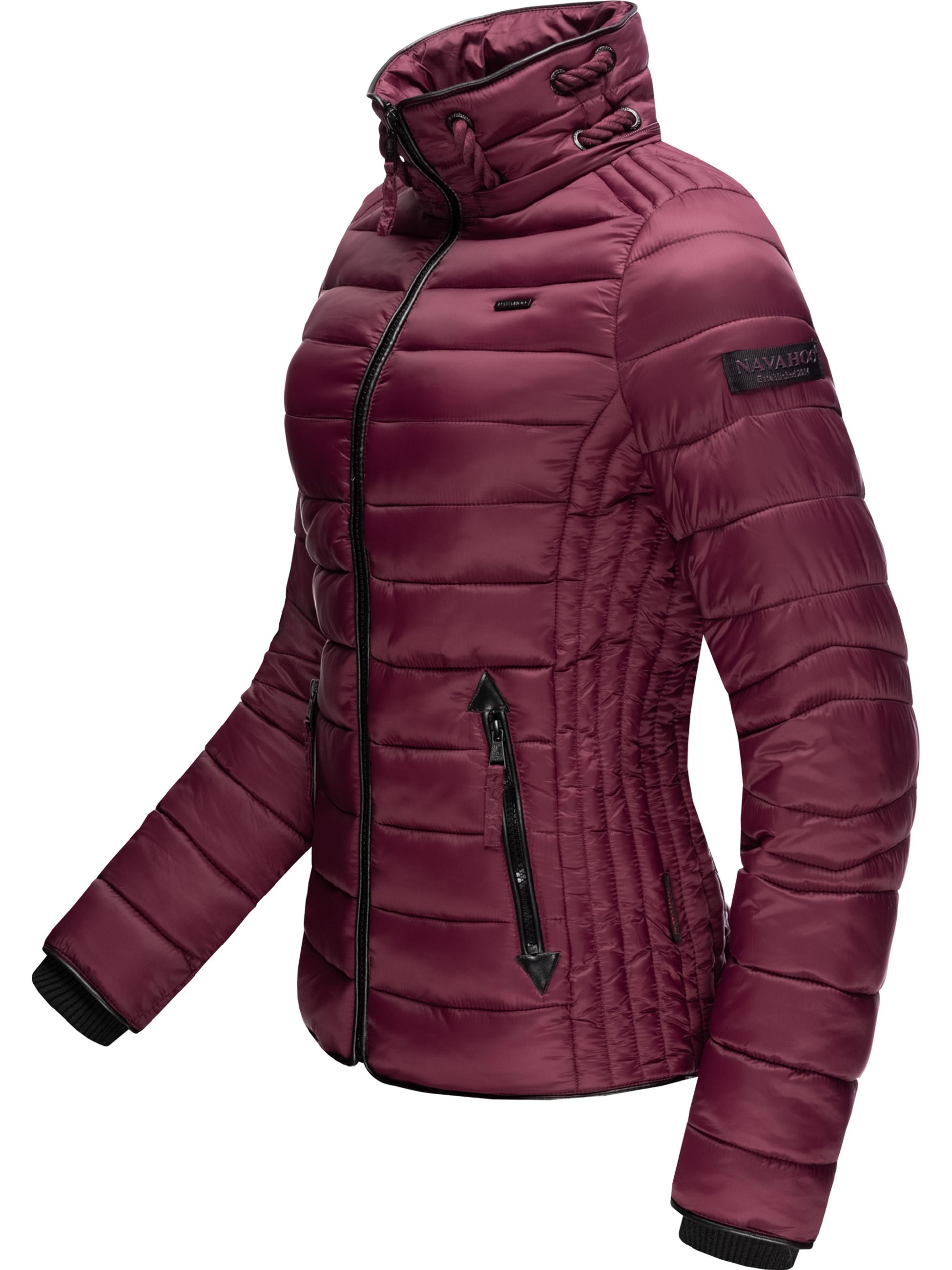 Leichte Steppjacke mit Kapuze "Lulana" Wine