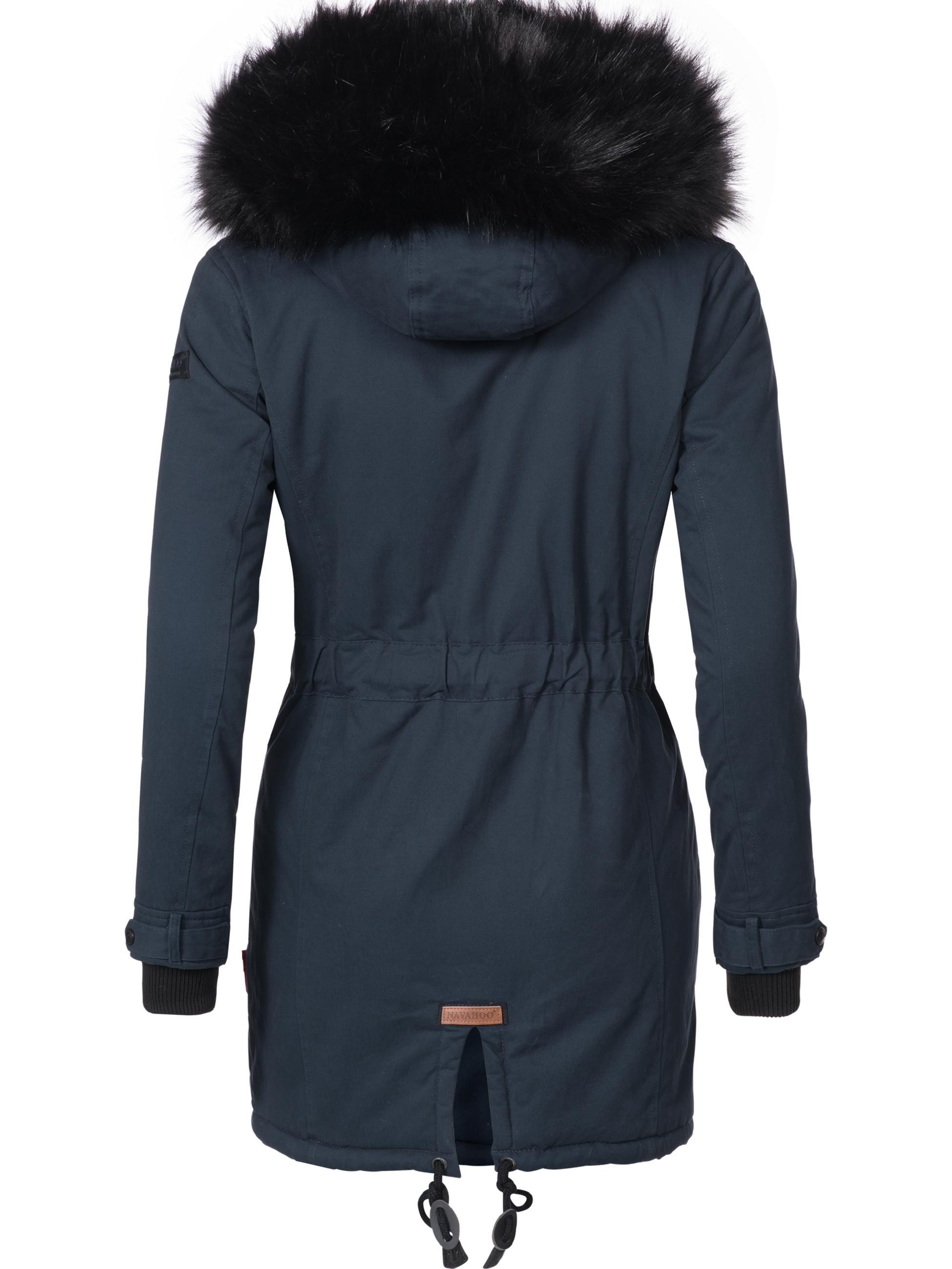 Winter Baumwollparka mit Kapuze "Luluna" Blau