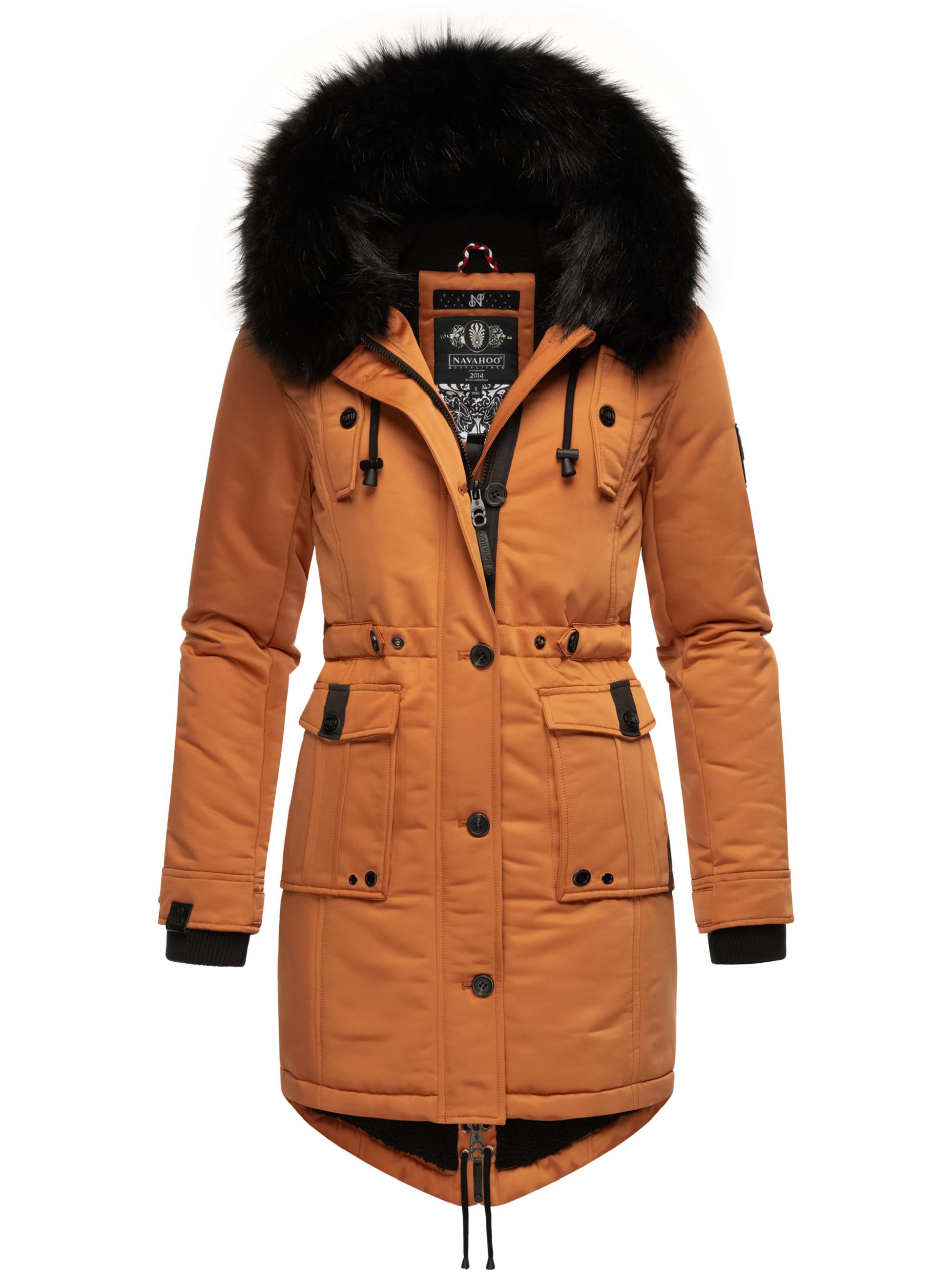 Winterparka mit abnehmbarem Kunstfell "Luluna Prc" Rusty Cinnamon