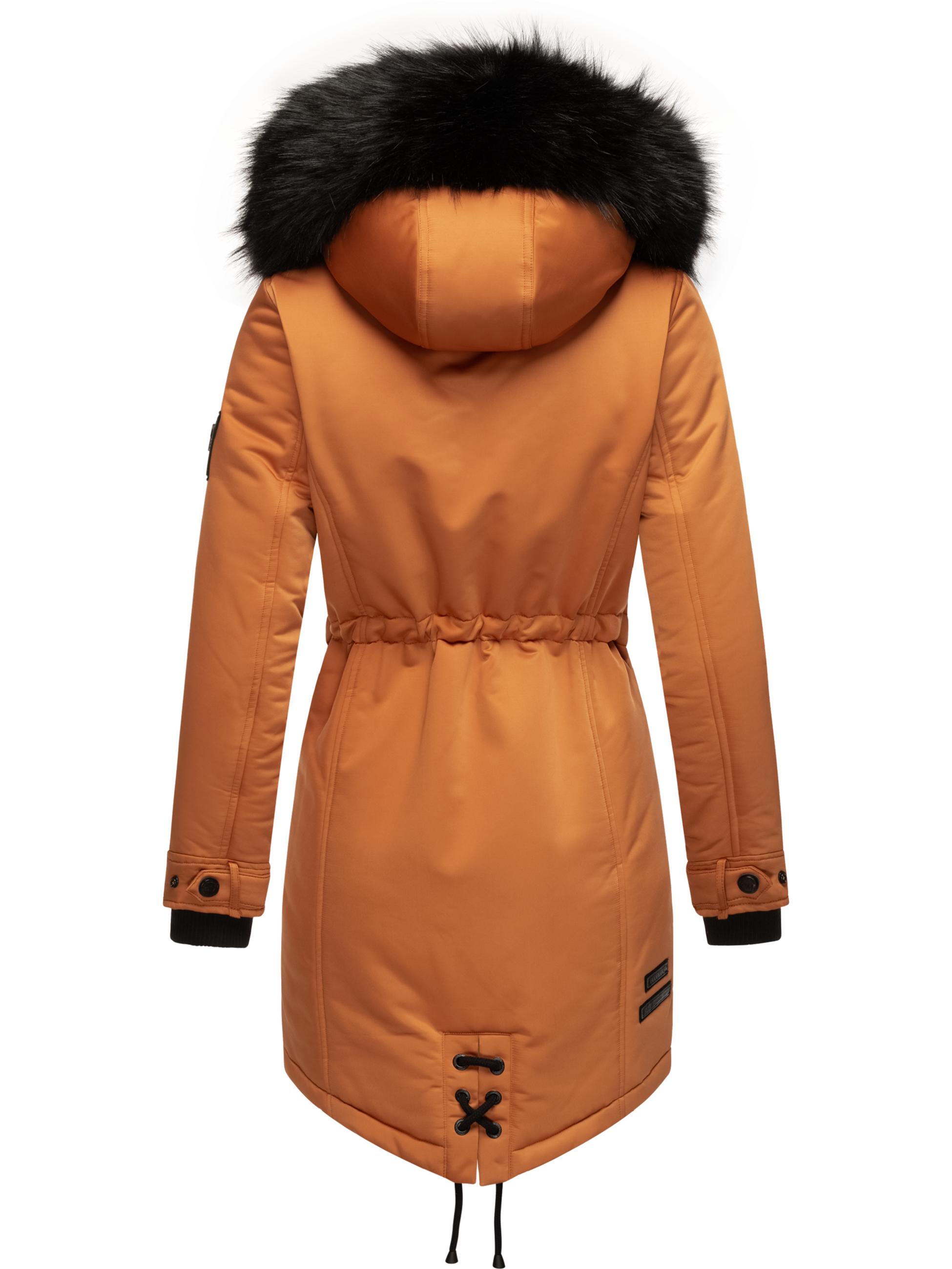 Winterparka mit abnehmbarem Kunstfell "Luluna Prc" Rusty Cinnamon