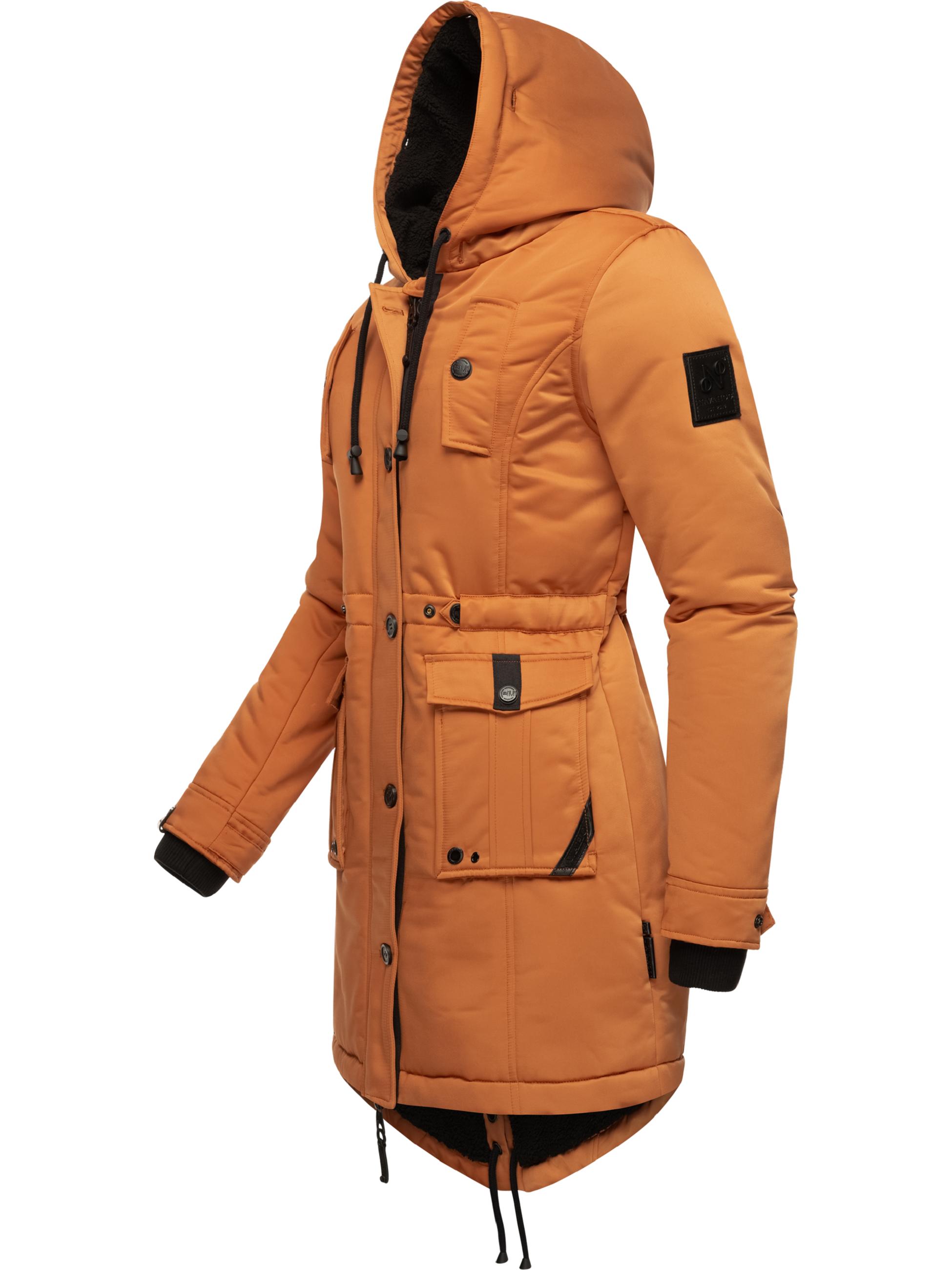 Winterparka mit abnehmbarem Kunstfell "Luluna Prc" Rusty Cinnamon