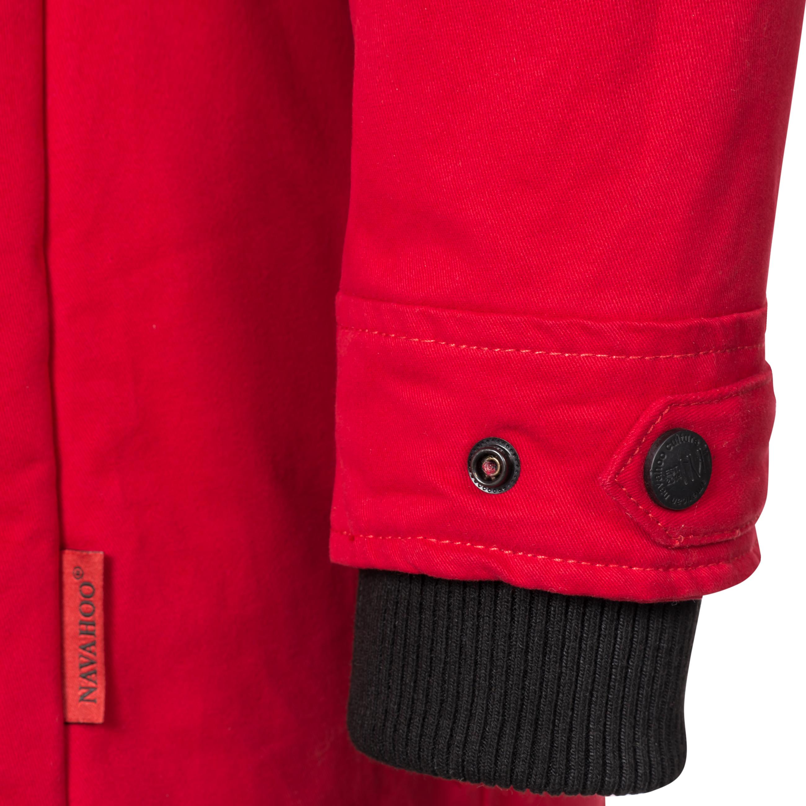 Winter Baumwollparka mit Kapuze "Luluna" Rot