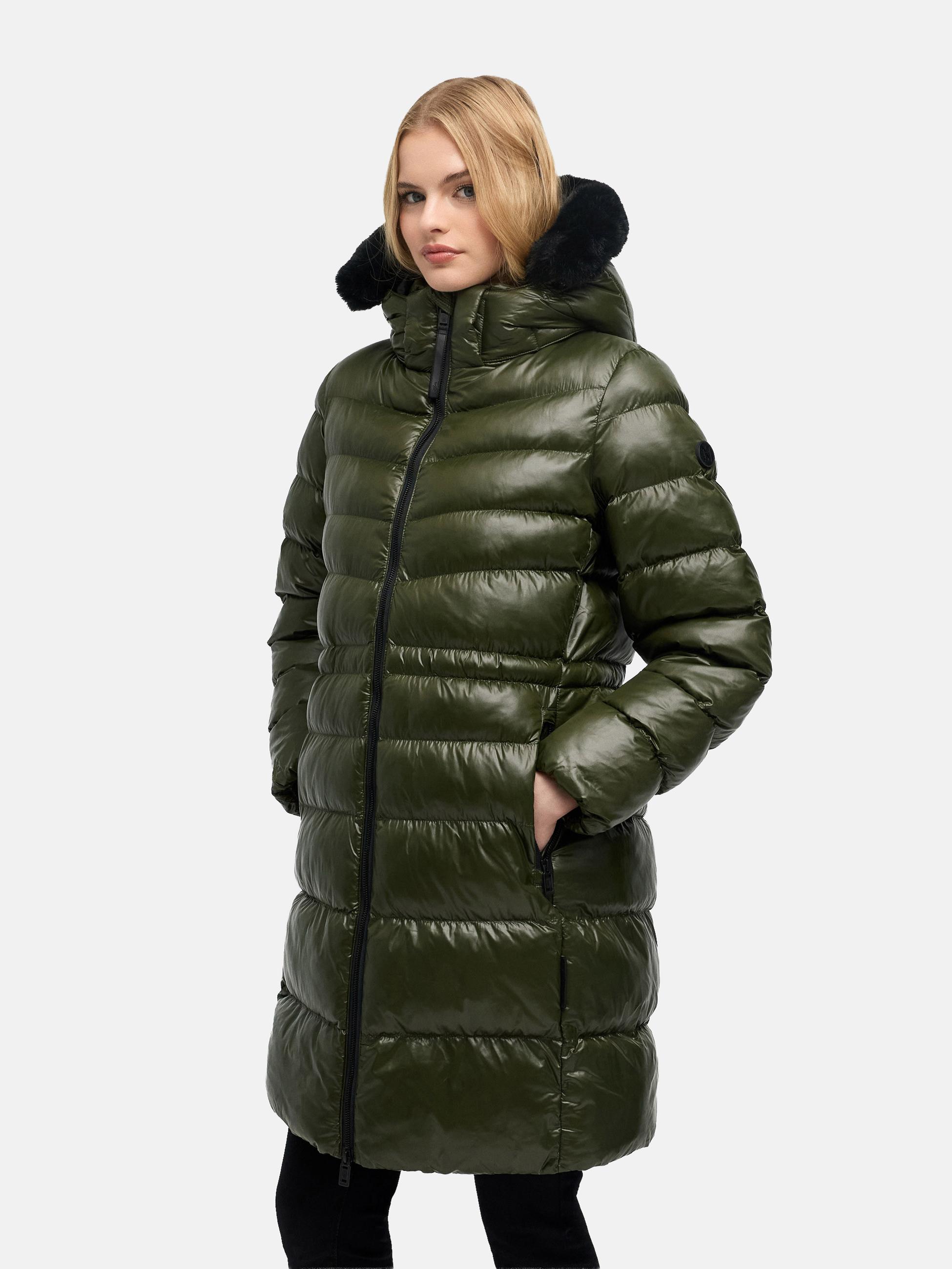 Steppmantel "Lumeiaa 14" Dark Olive