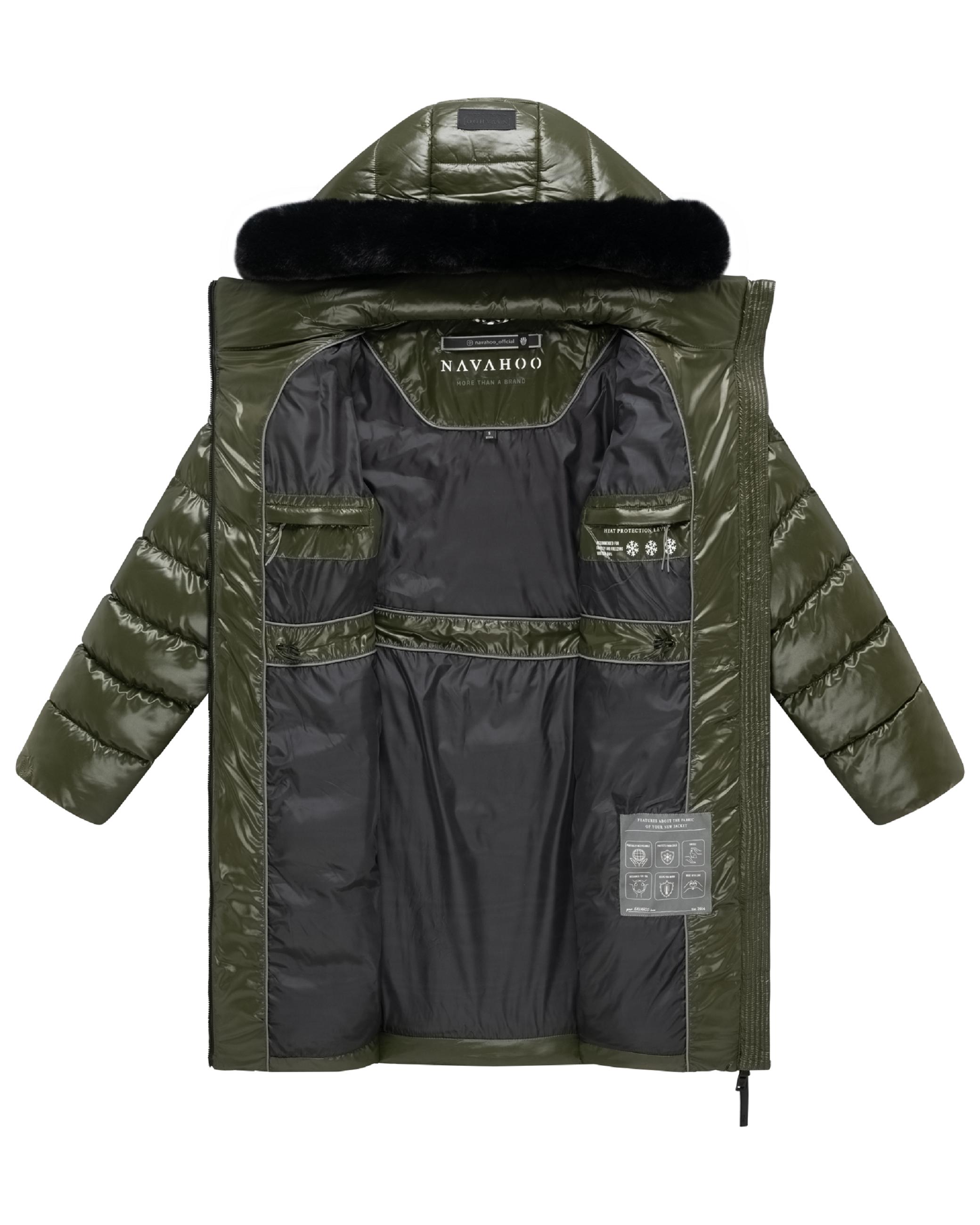 Steppmantel "Lumeiaa 14" Dark Olive