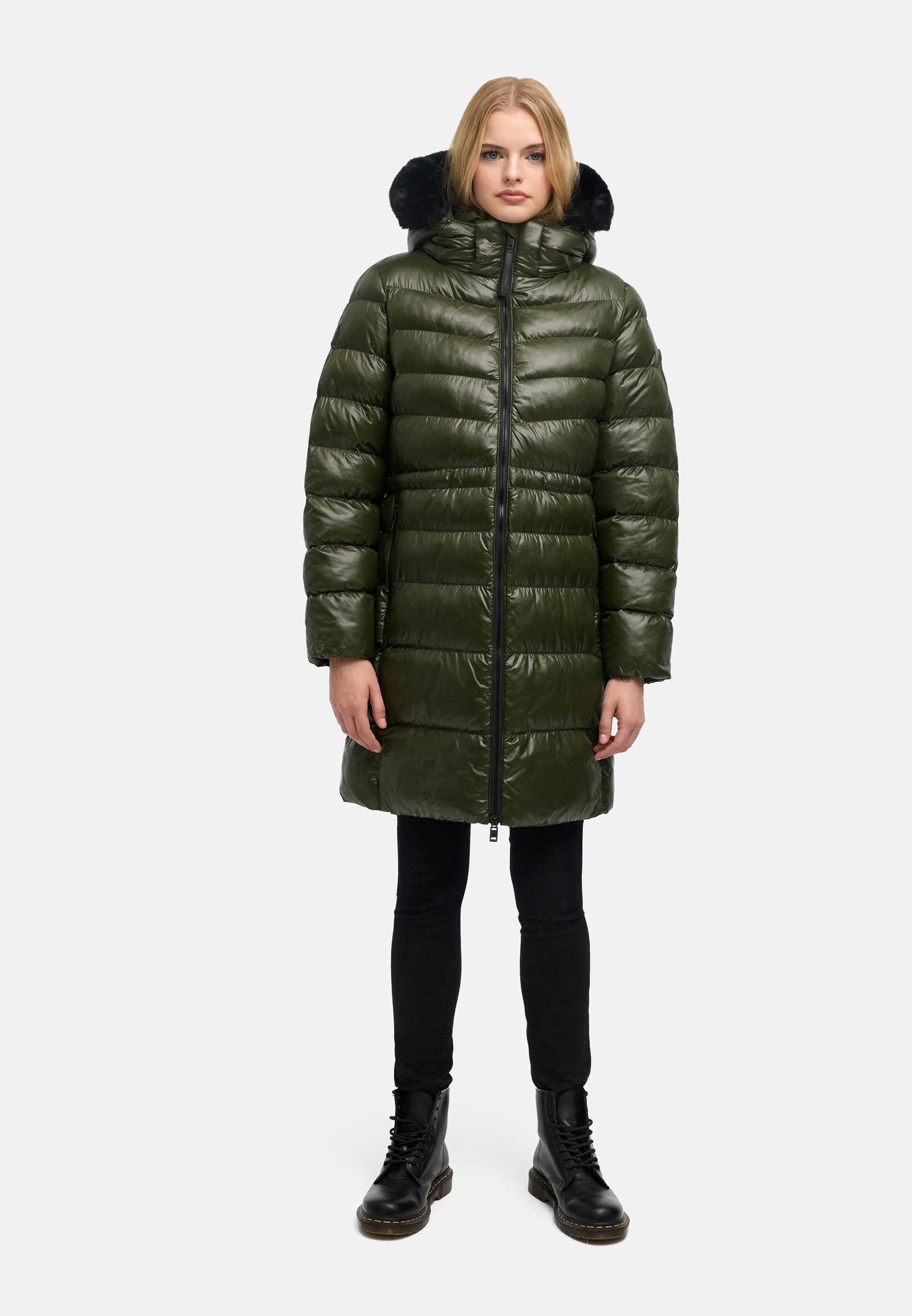 Steppmantel "Lumeiaa 14" Dark Olive