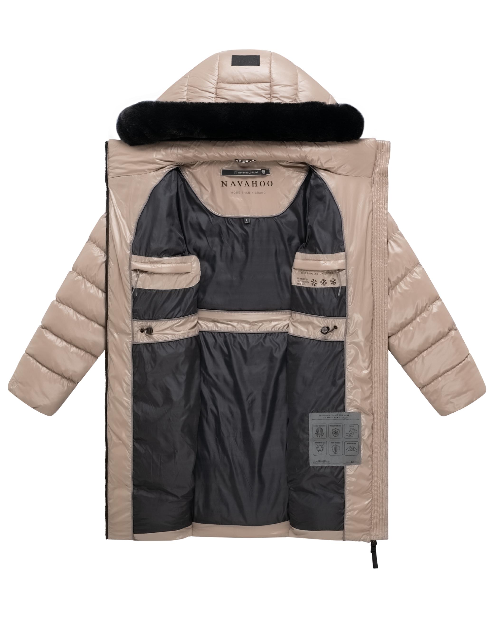 Steppmantel "Lumeiaa 14" Taupe Grey
