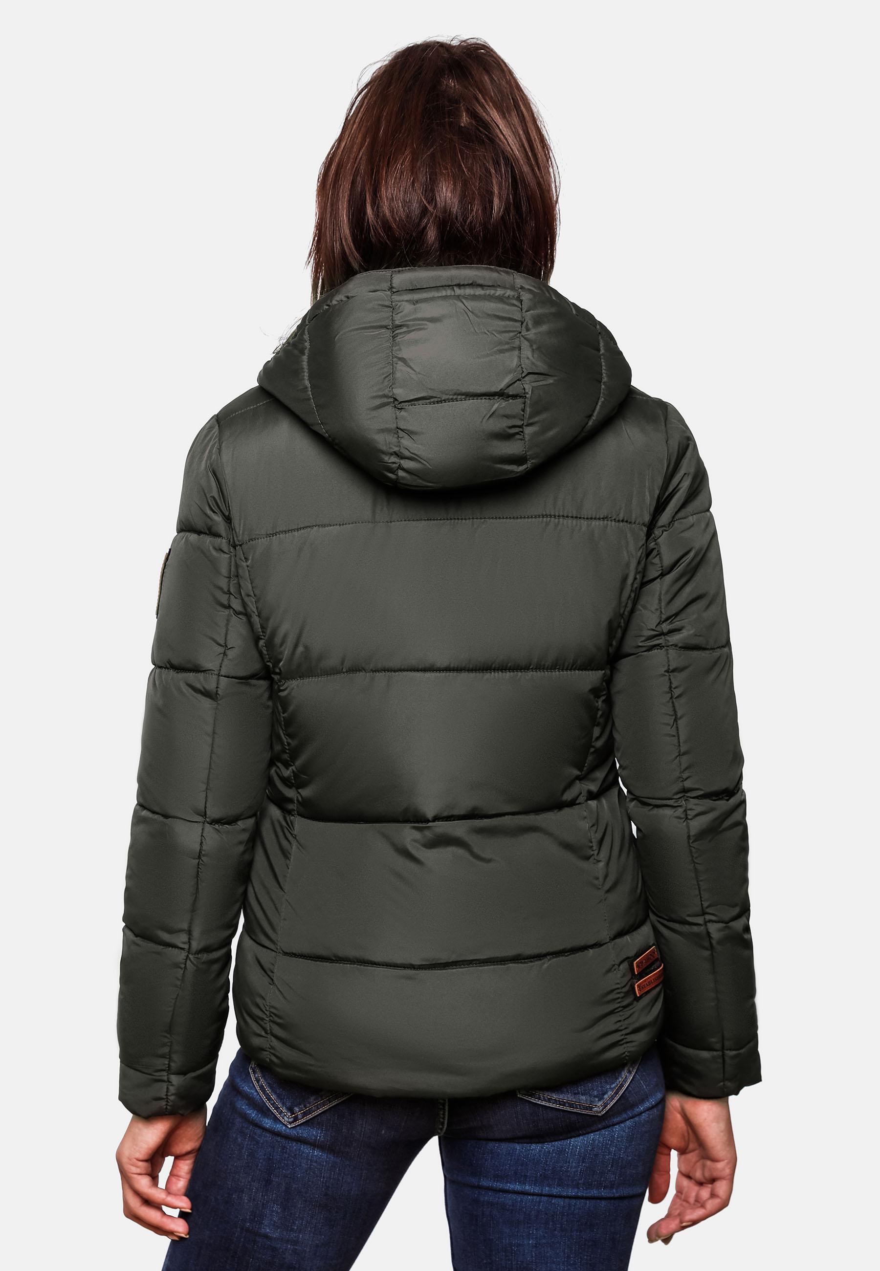 Winter Steppjacke mit Kapuze "Megan" Anthrazit