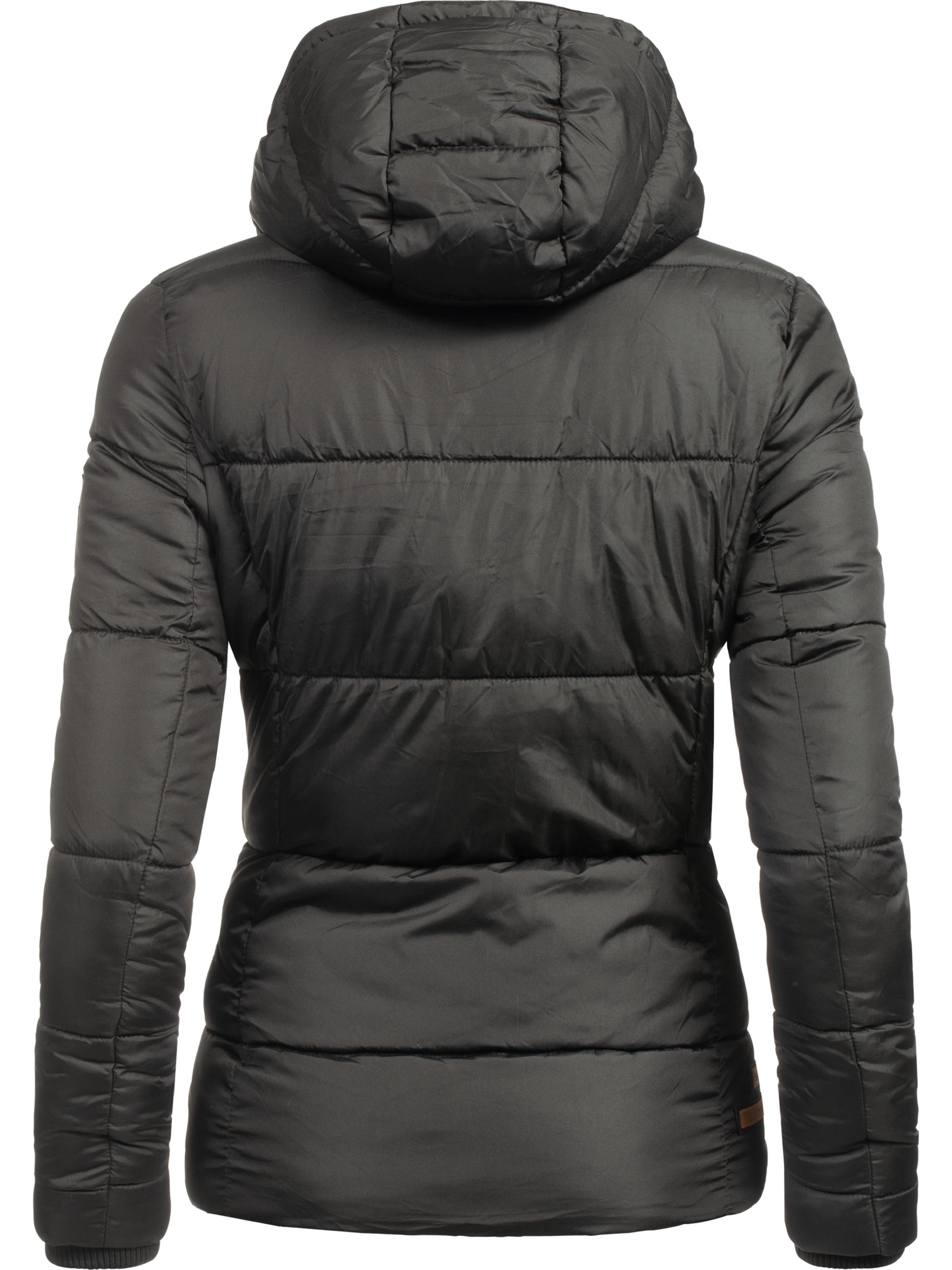 Winter Steppjacke mit Kapuze "Megan" Schwarz