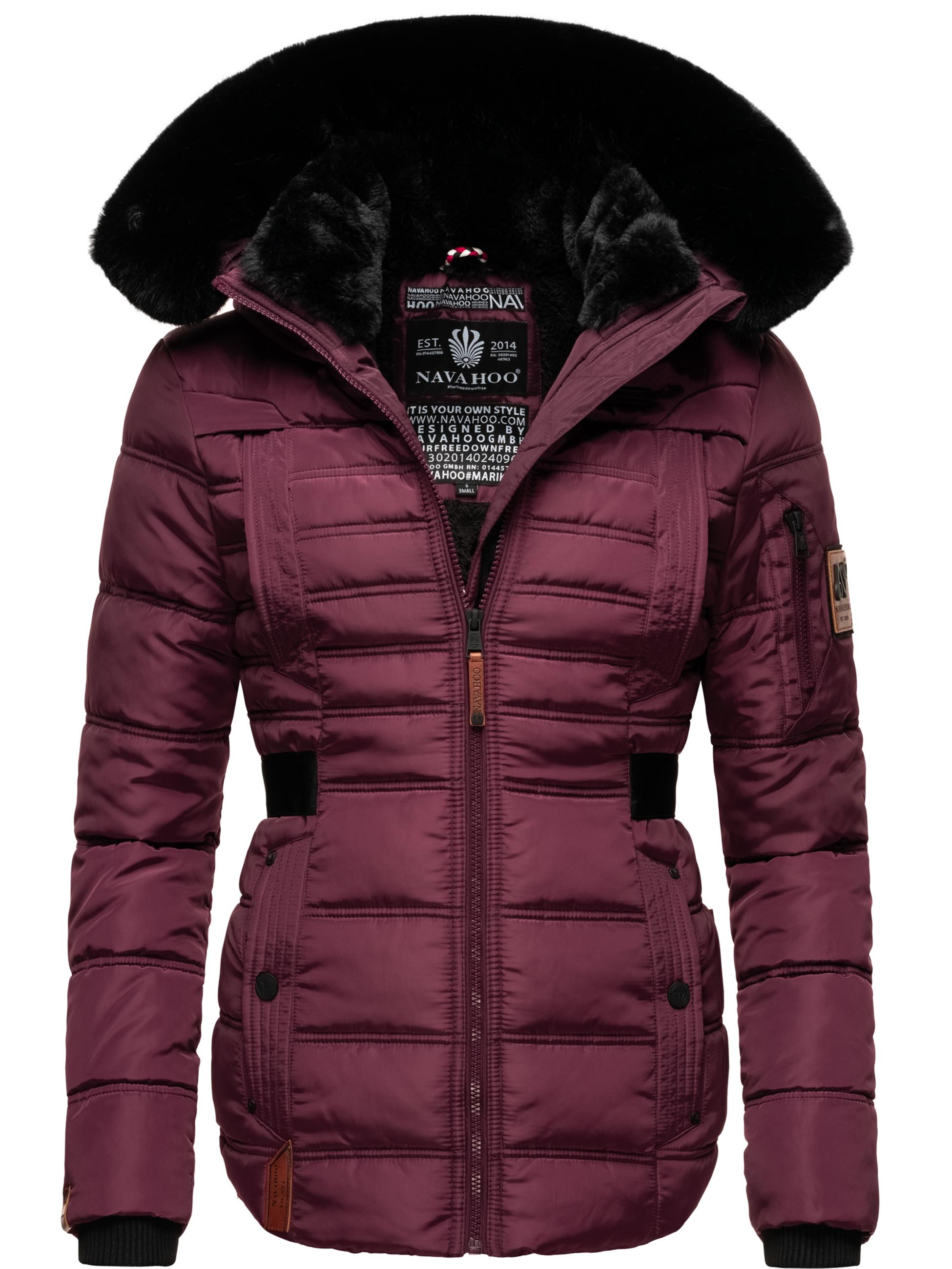 Gesteppte Winterjacke mit Kapuze "Melikaa" Wine