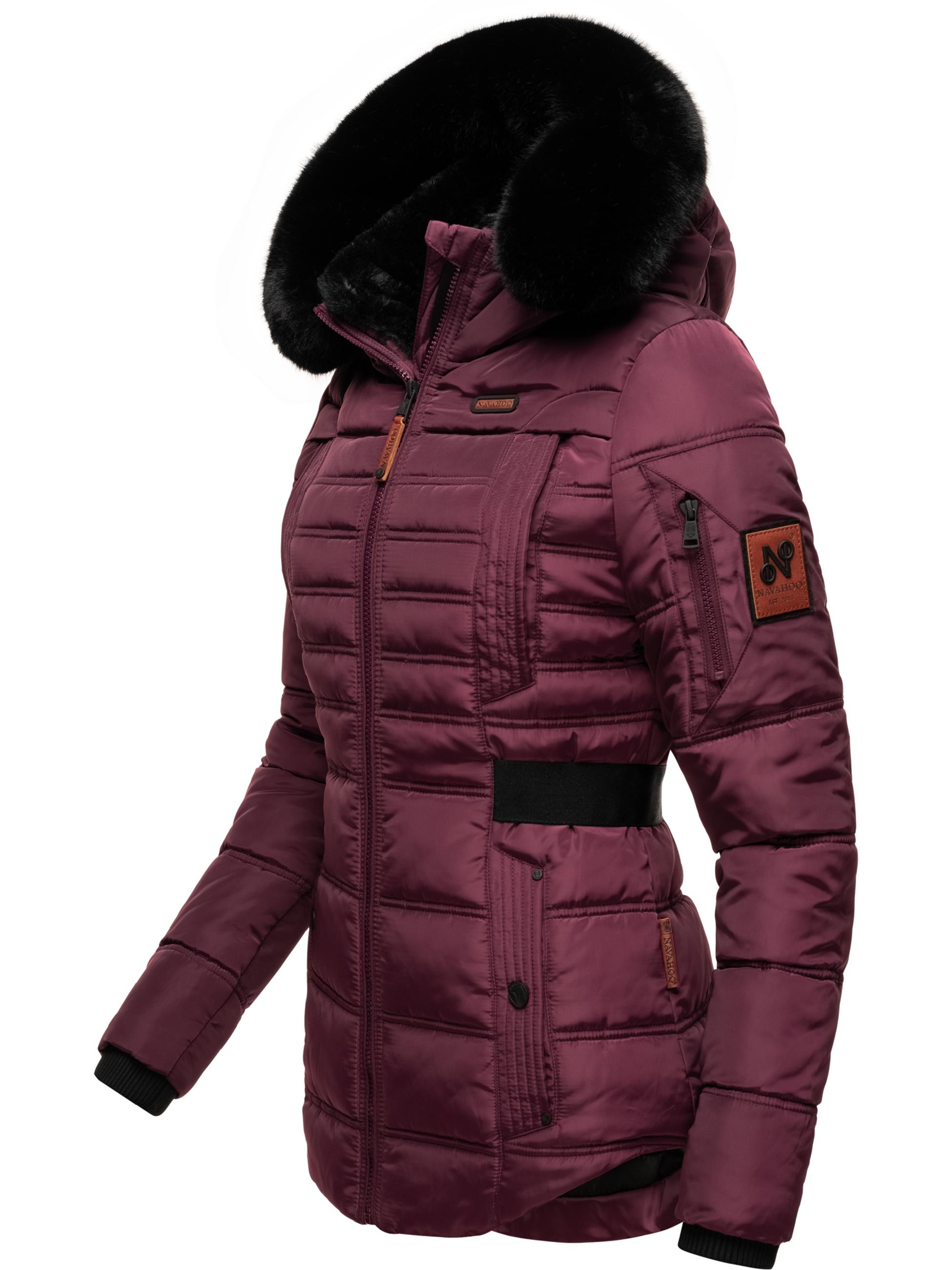 Gesteppte Winterjacke mit Kapuze "Melikaa" Wine