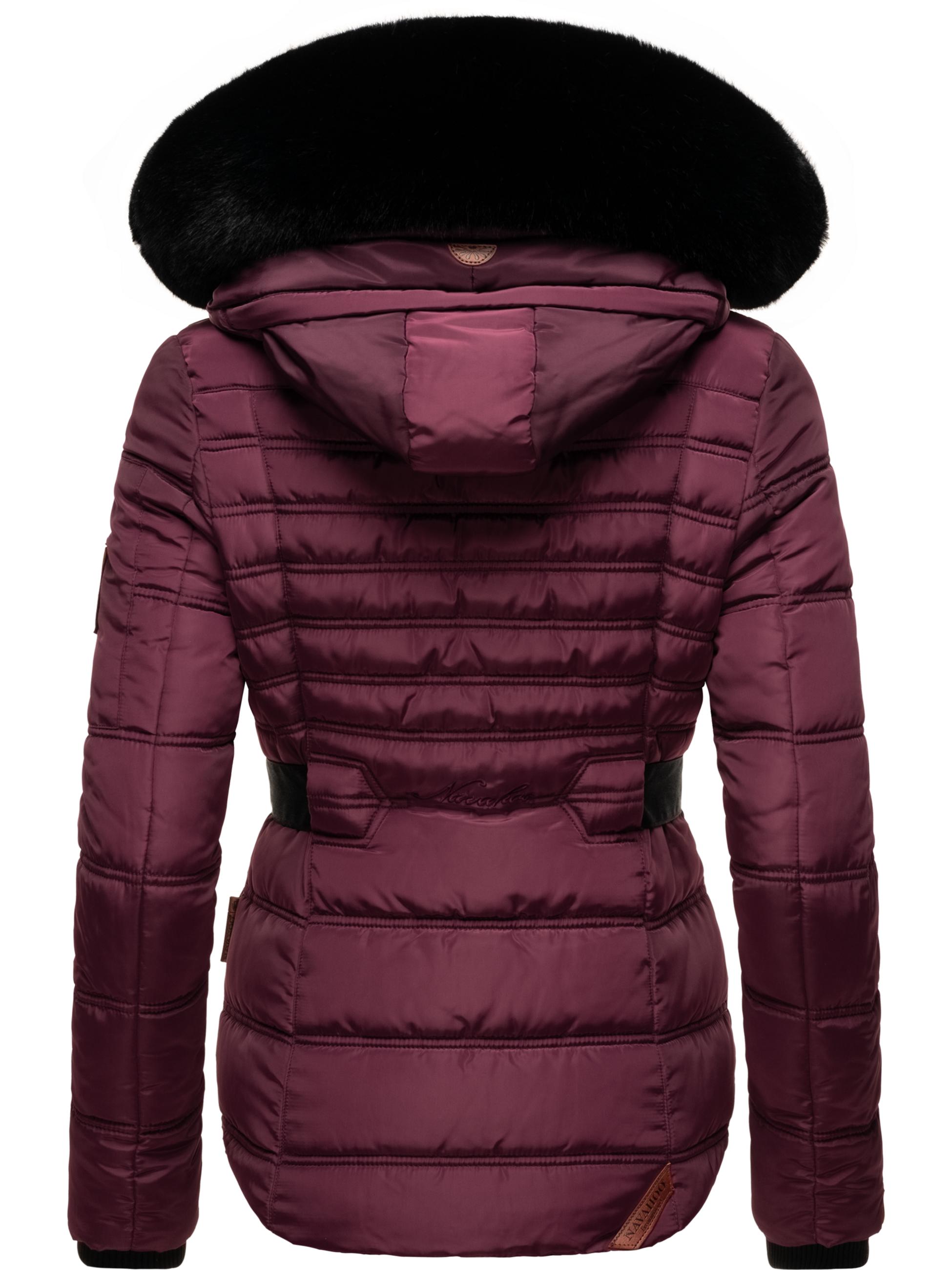 Gesteppte Winterjacke mit Kapuze "Melikaa" Wine