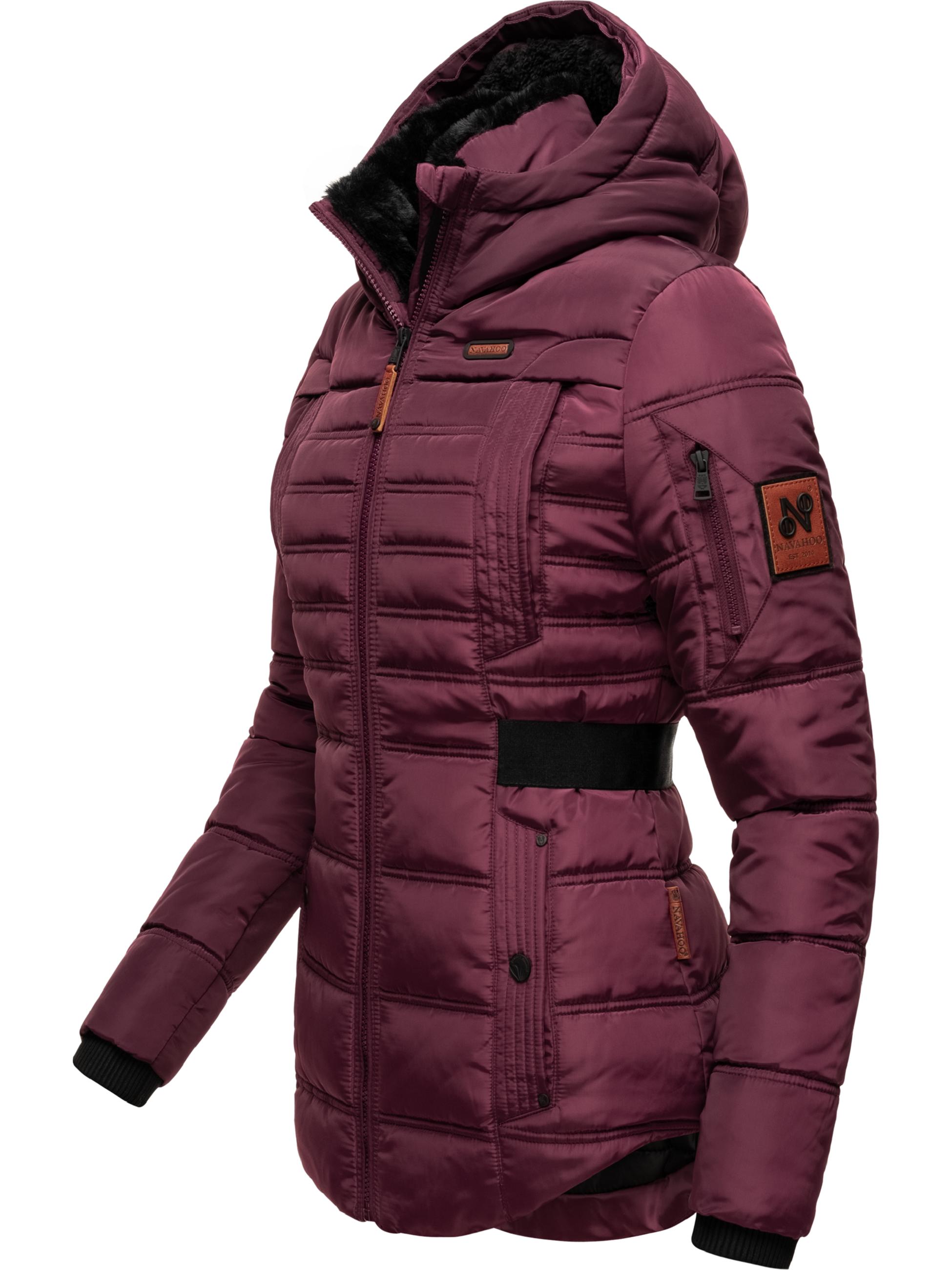 Gesteppte Winterjacke mit Kapuze "Melikaa" Wine