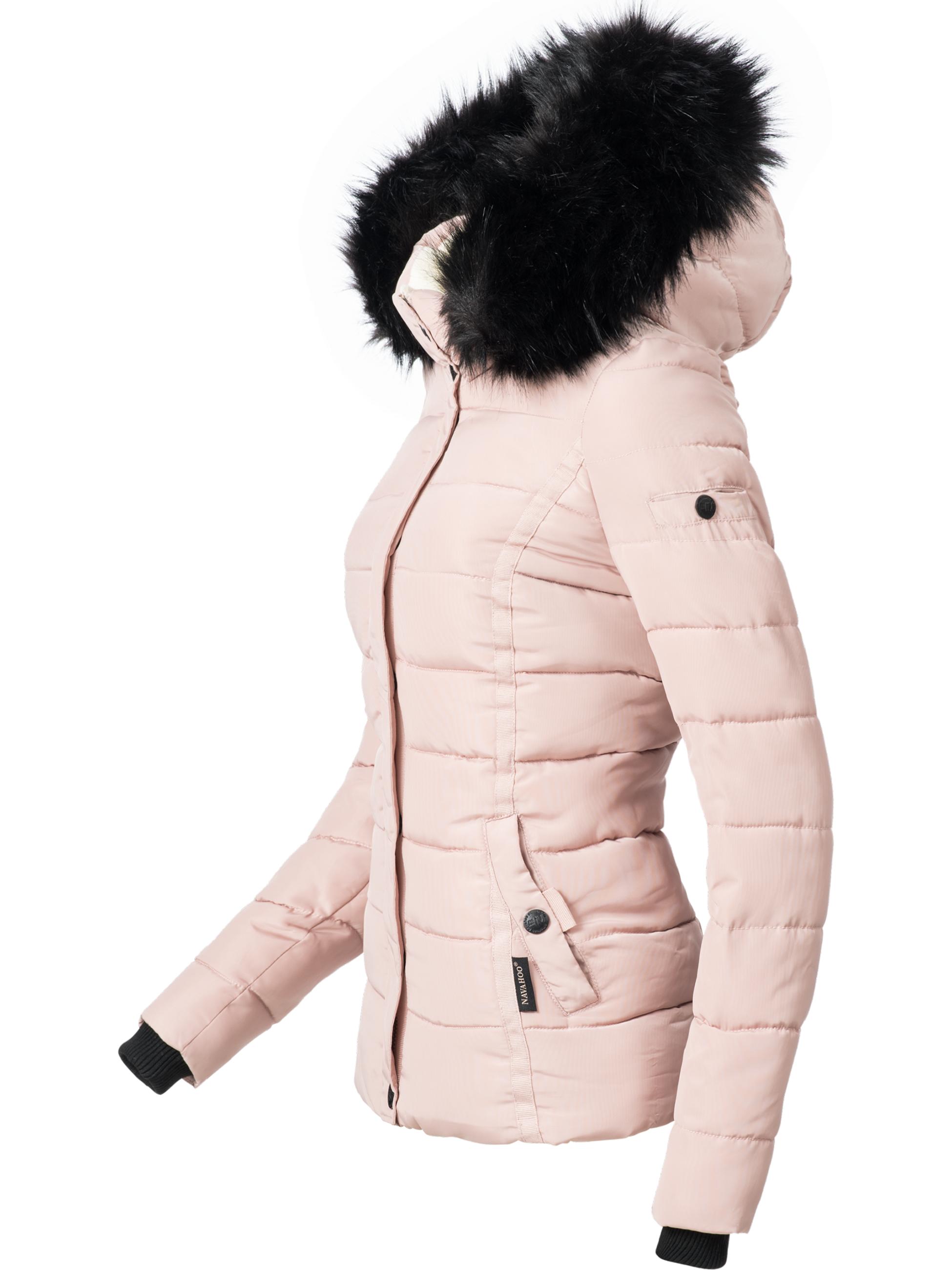 Gefütterte Steppjacke mit Kapuze "Miamor" Rosa