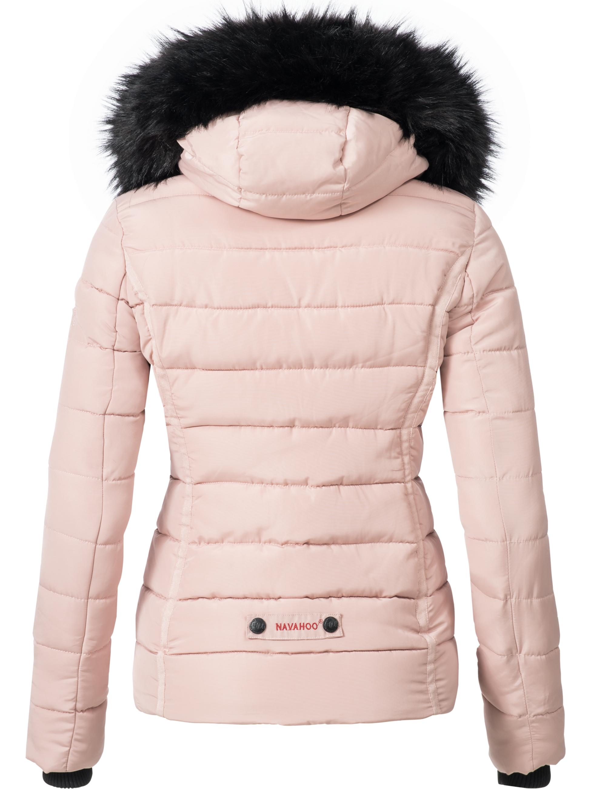 Gefütterte Steppjacke mit Kapuze "Miamor" Rosa