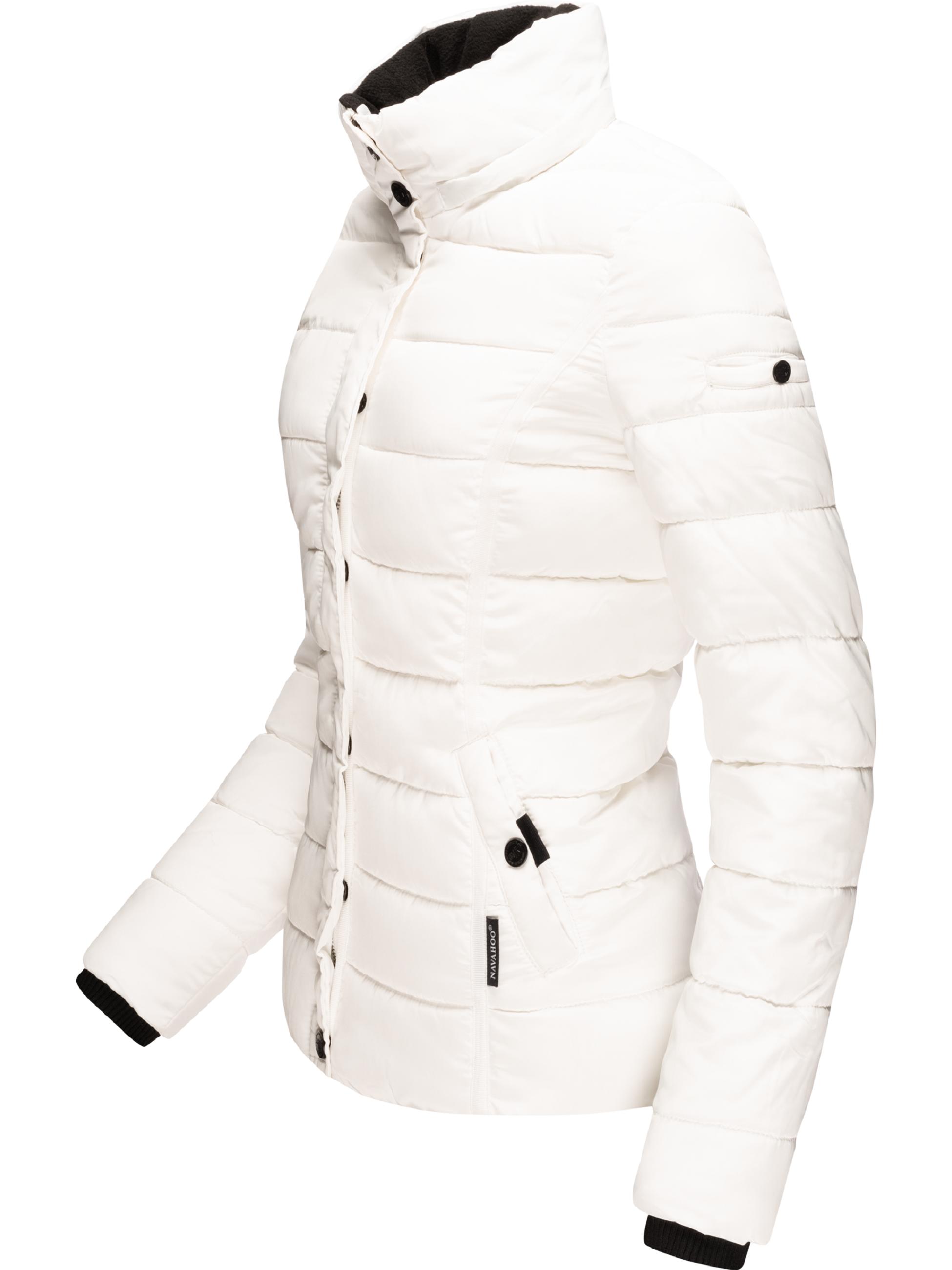 Gefütterte Steppjacke mit Kapuze "Miamor" White