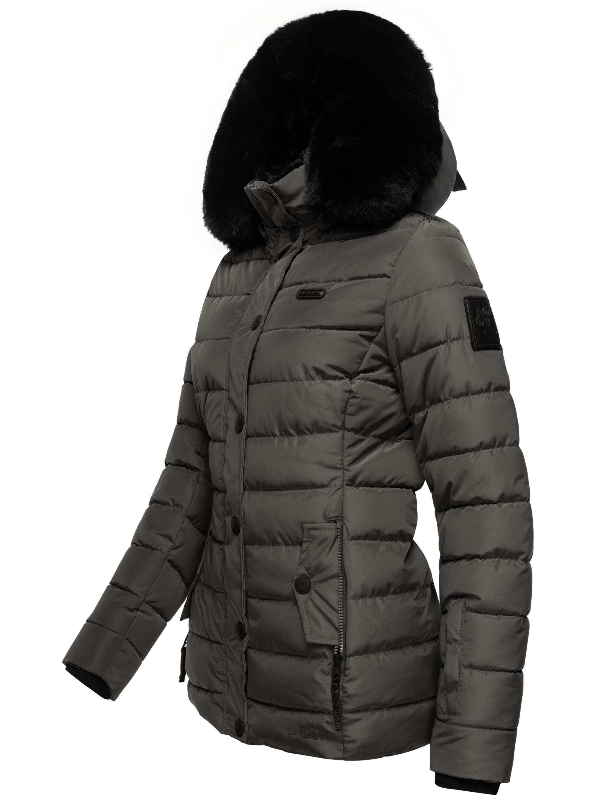 Gesteppte Winterjacke mit Kapuze "Milianaa" Anthracite