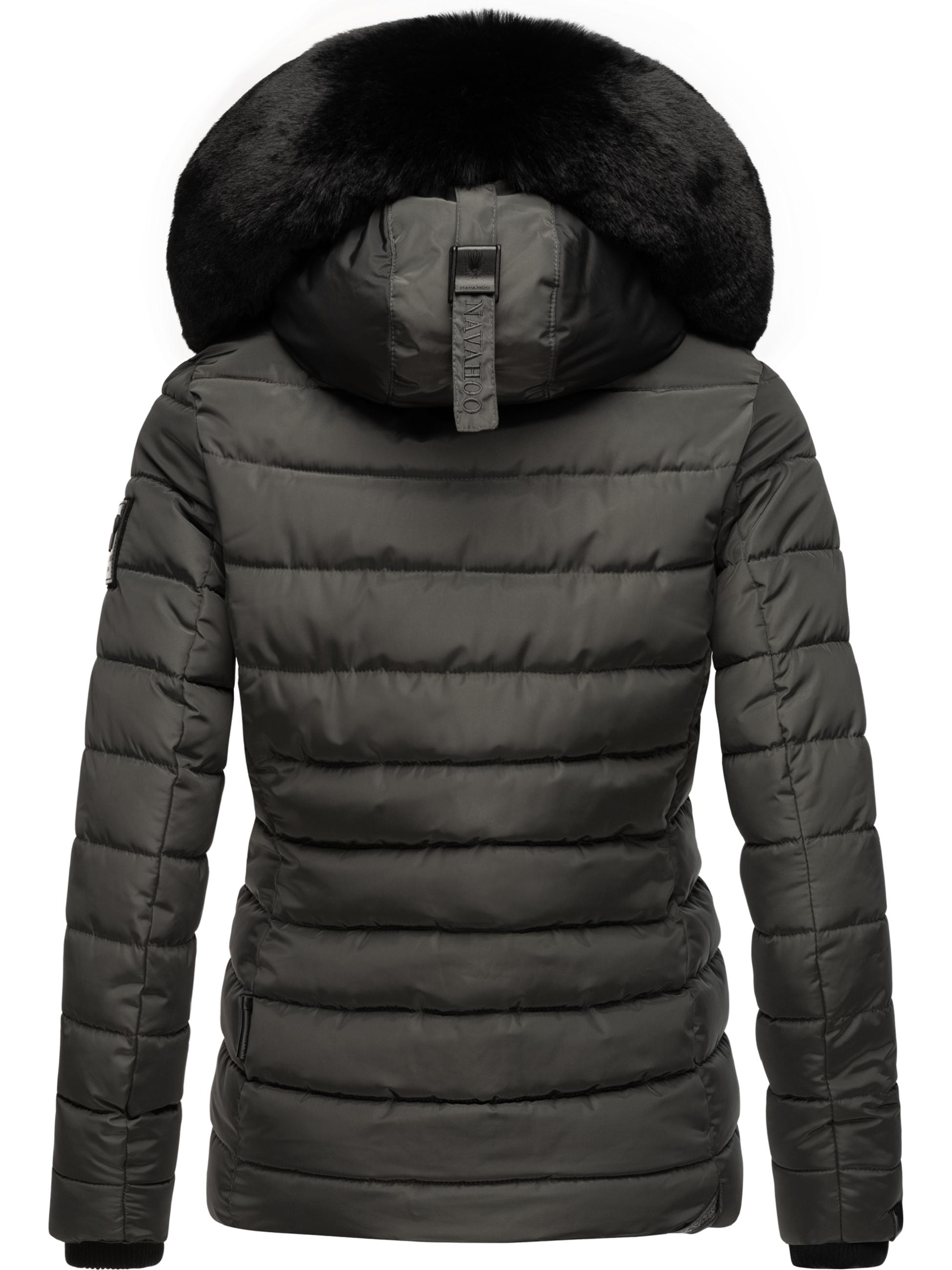 Gesteppte Winterjacke mit Kapuze "Milianaa" Anthracite