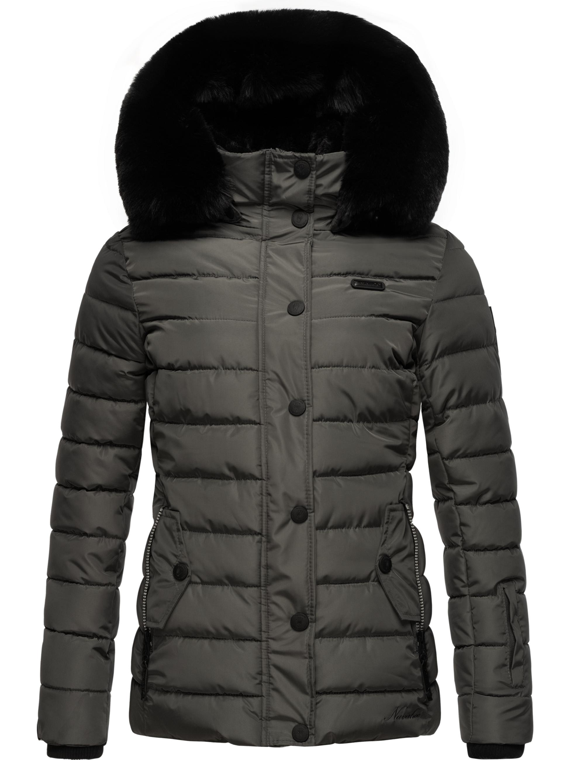 Gesteppte Winterjacke mit Kapuze "Milianaa" Anthracite