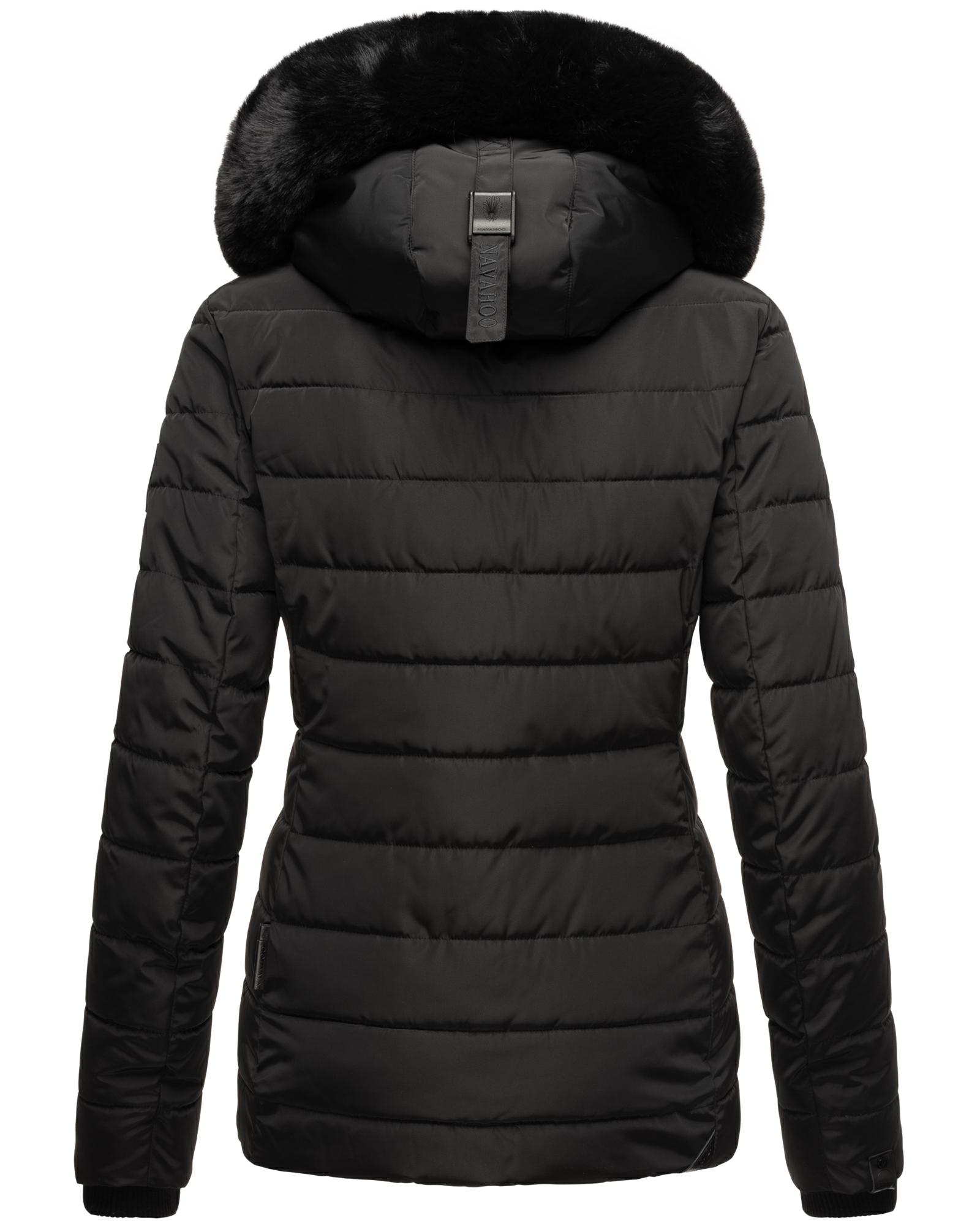 Gesteppte Winterjacke mit Kapuze "Milianaa" Black