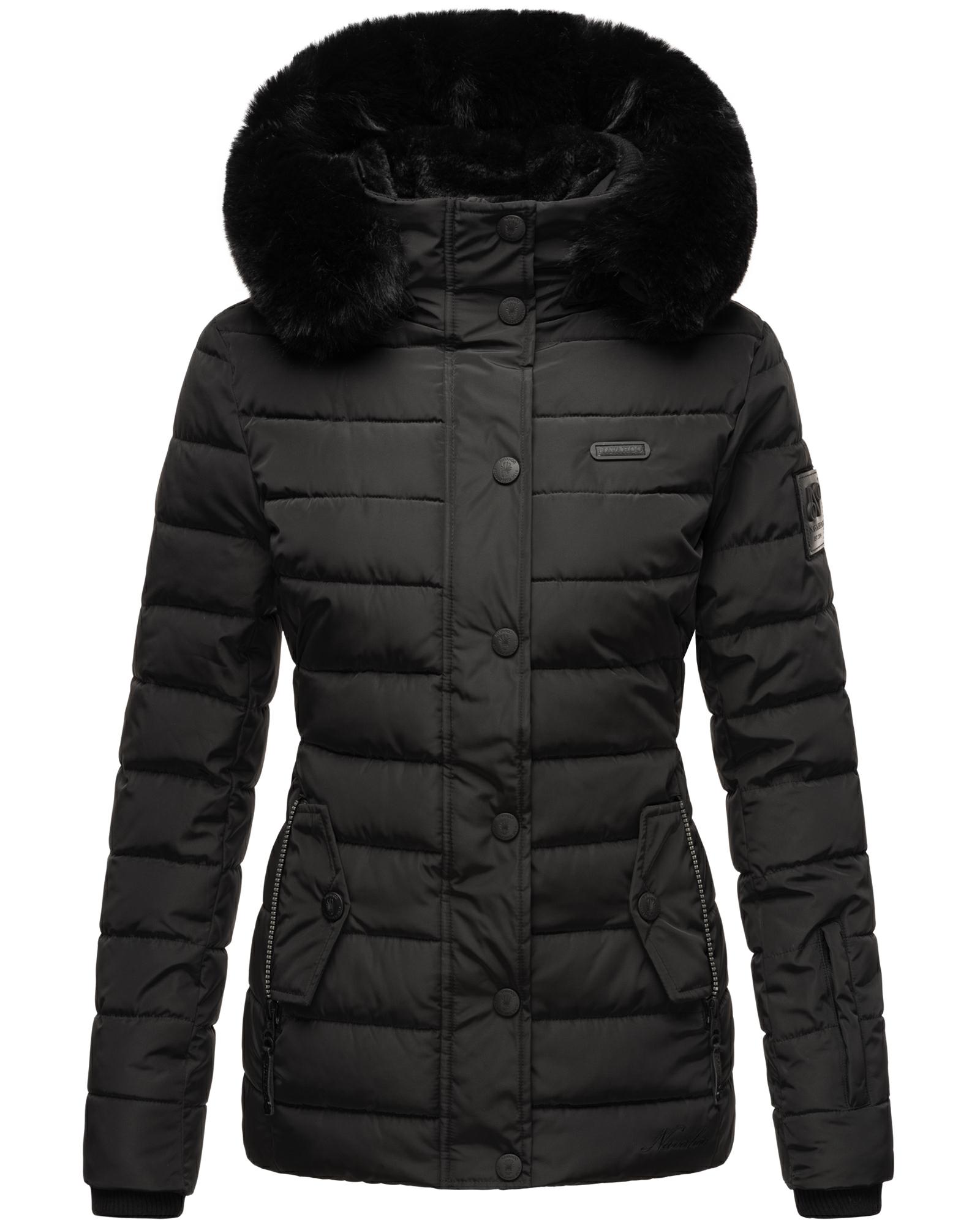 Gesteppte Winterjacke mit Kapuze "Milianaa" Black