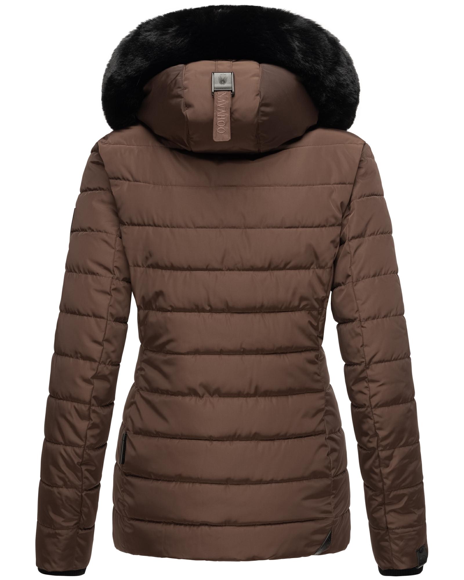 Gesteppte Winterjacke mit Kapuze "Milianaa" Chocolate