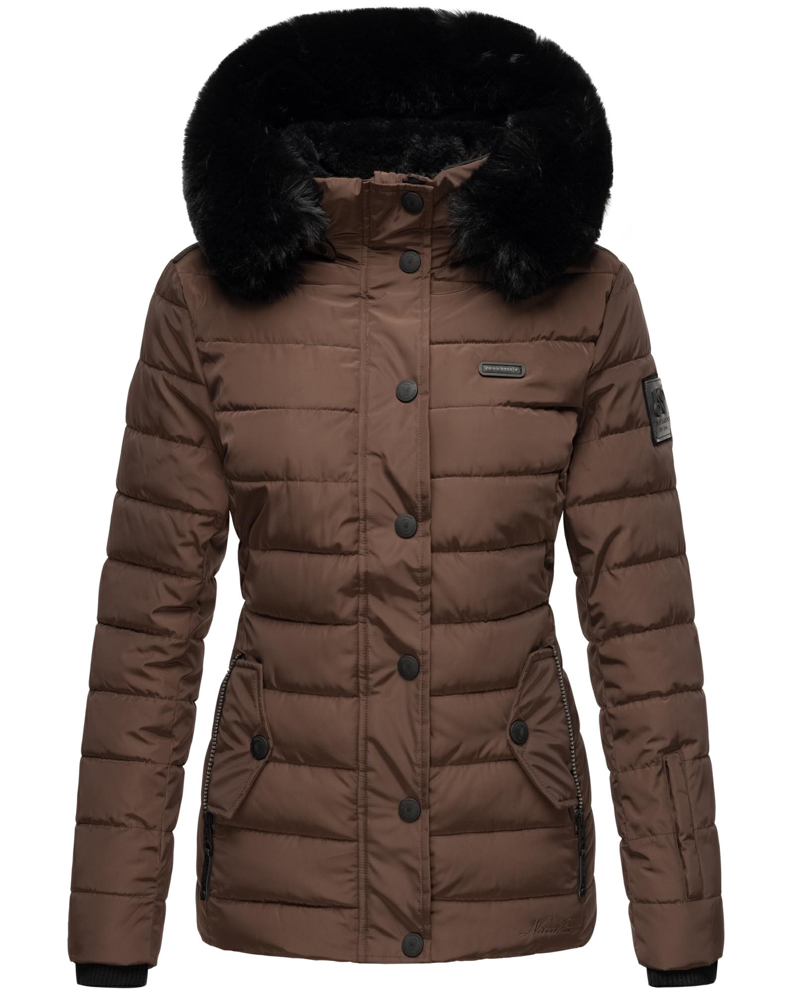 Gesteppte Winterjacke mit Kapuze "Milianaa" Chocolate