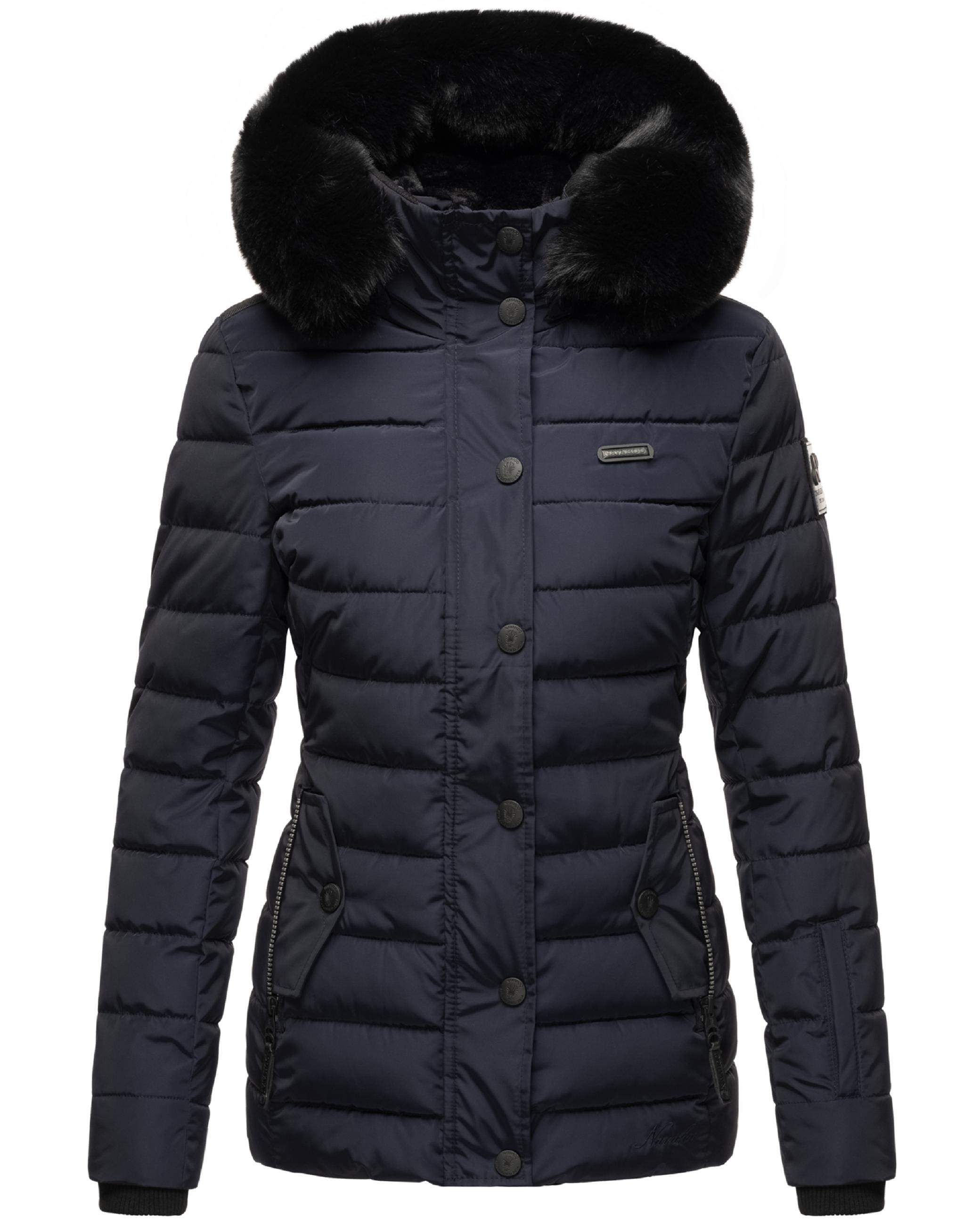 Gesteppte Winterjacke mit Kapuze "Milianaa" Navy