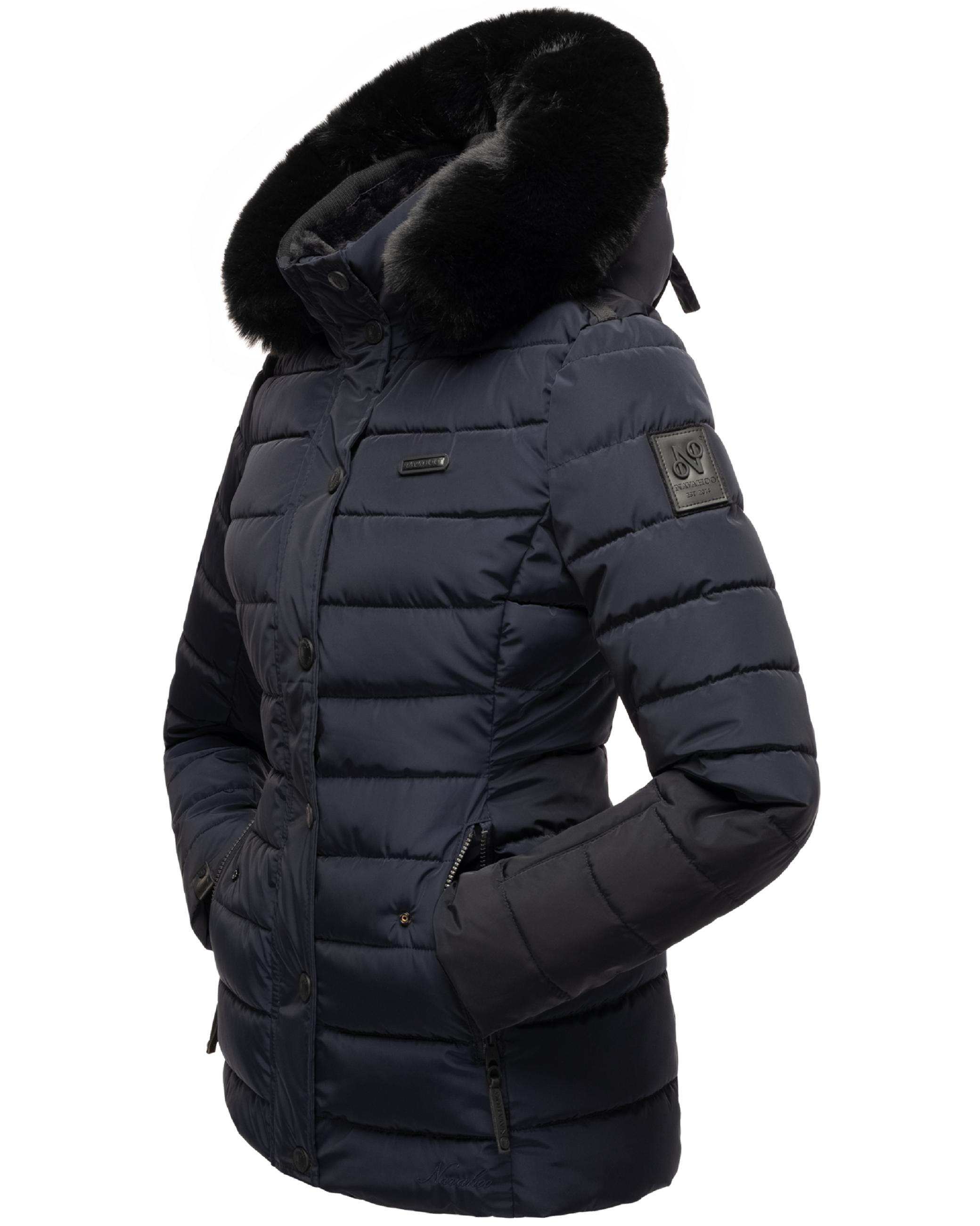 Gesteppte Winterjacke mit Kapuze "Milianaa" Navy