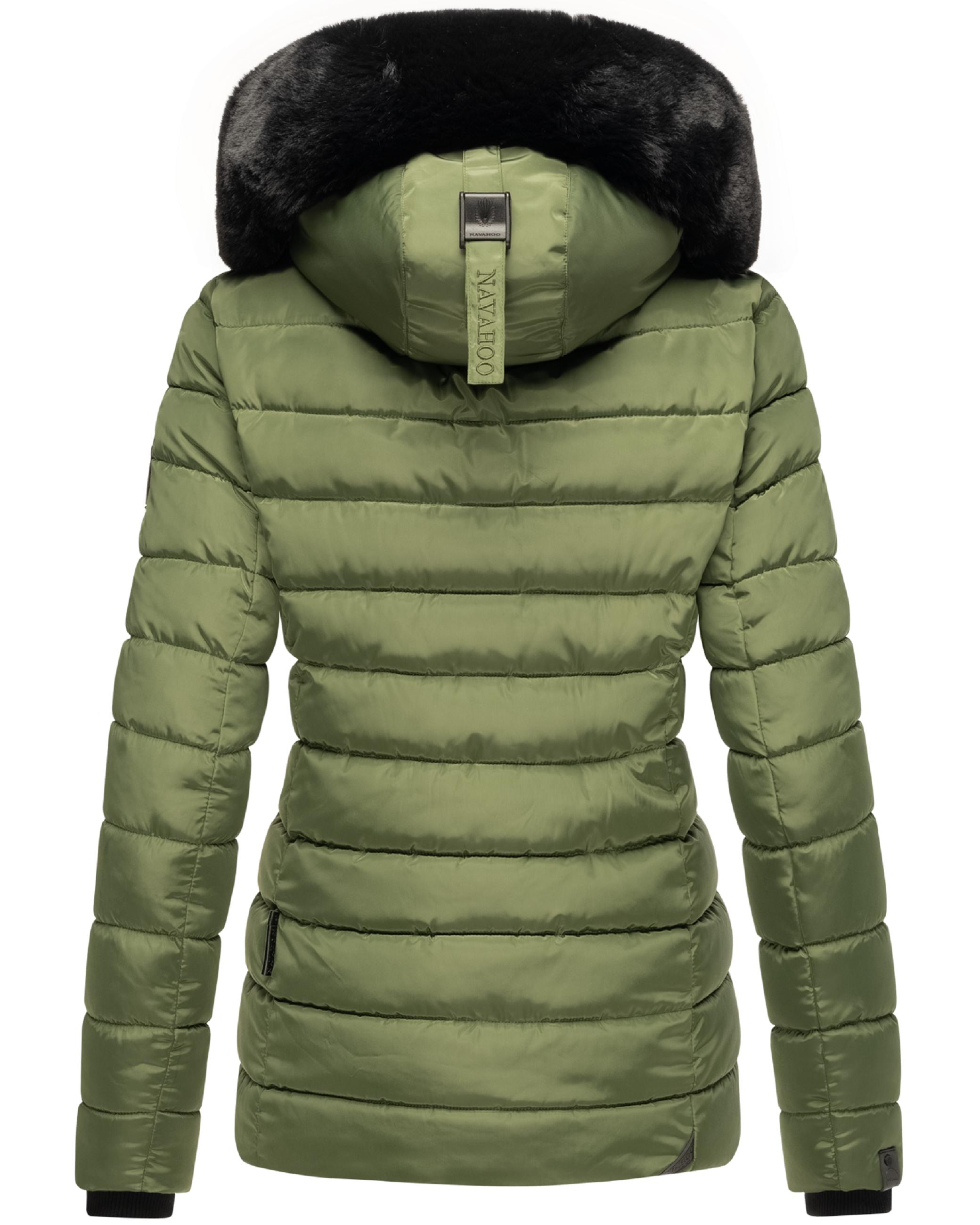 Gesteppte Winterjacke mit Kapuze "Milianaa" Pine Olive