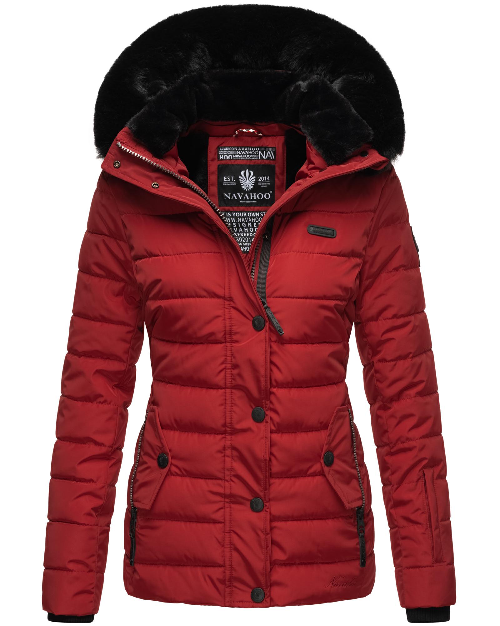 Gesteppte Winterjacke mit Kapuze "Milianaa" Red