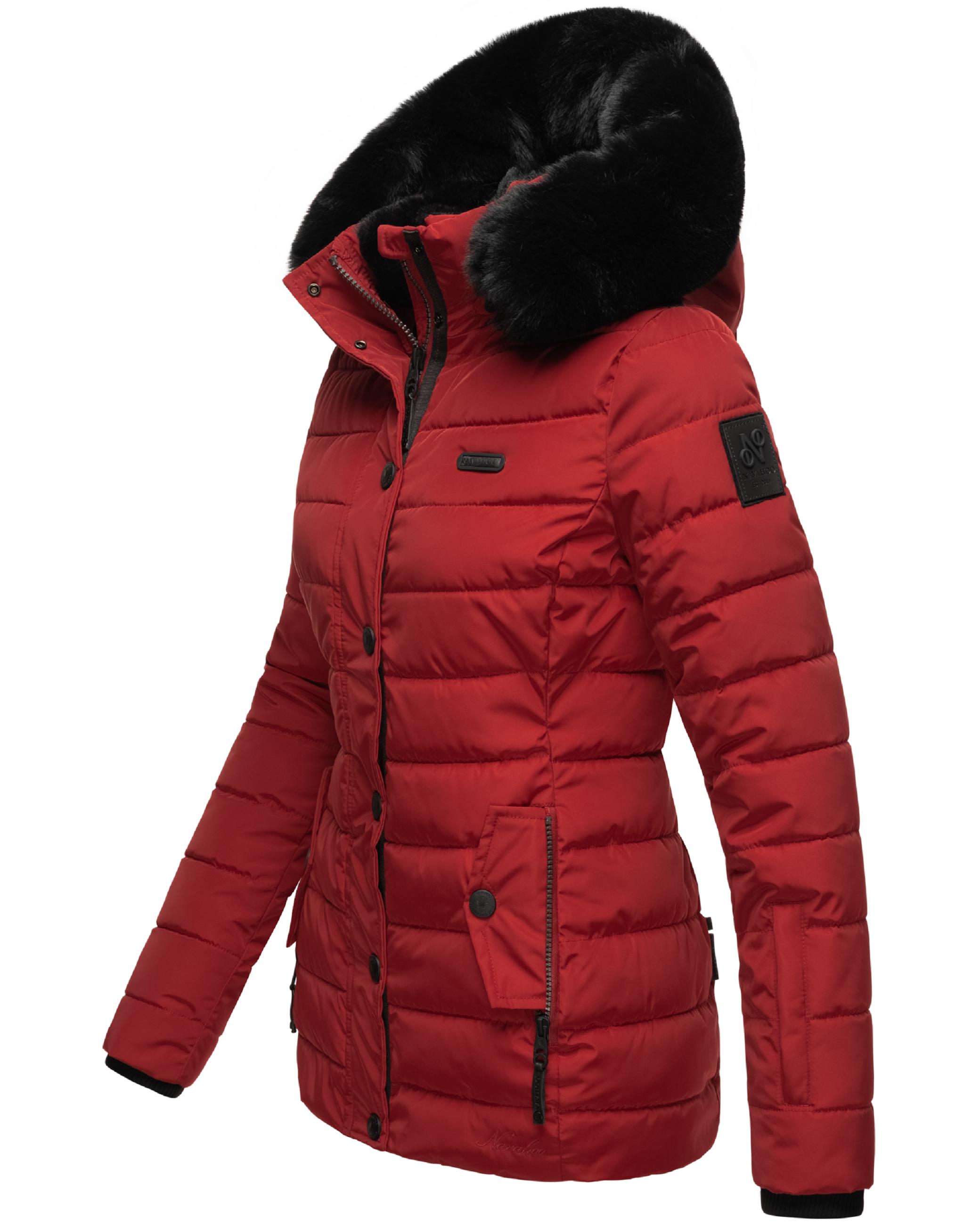 Gesteppte Winterjacke mit Kapuze "Milianaa" Red