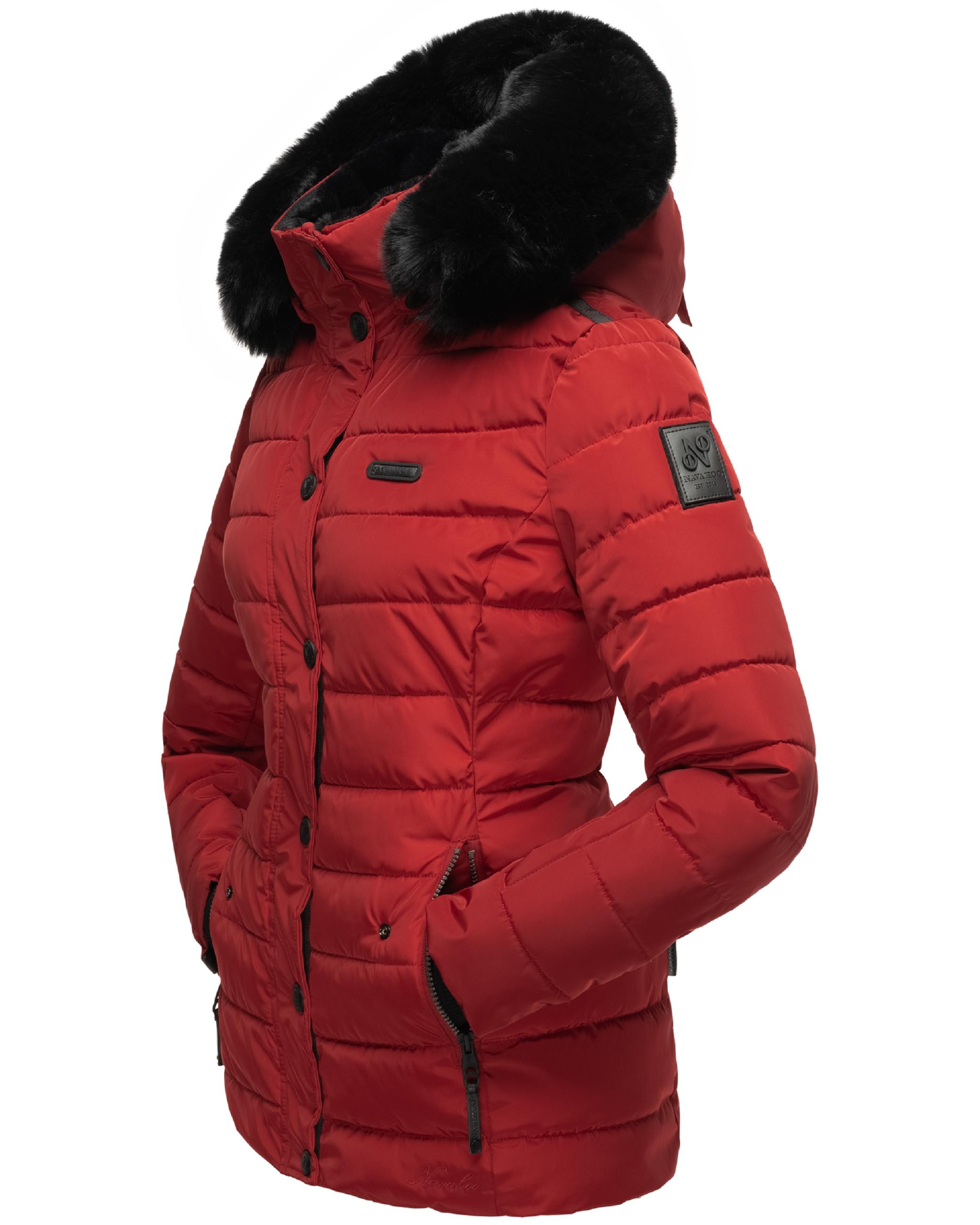 Gesteppte Winterjacke mit Kapuze "Milianaa" Red