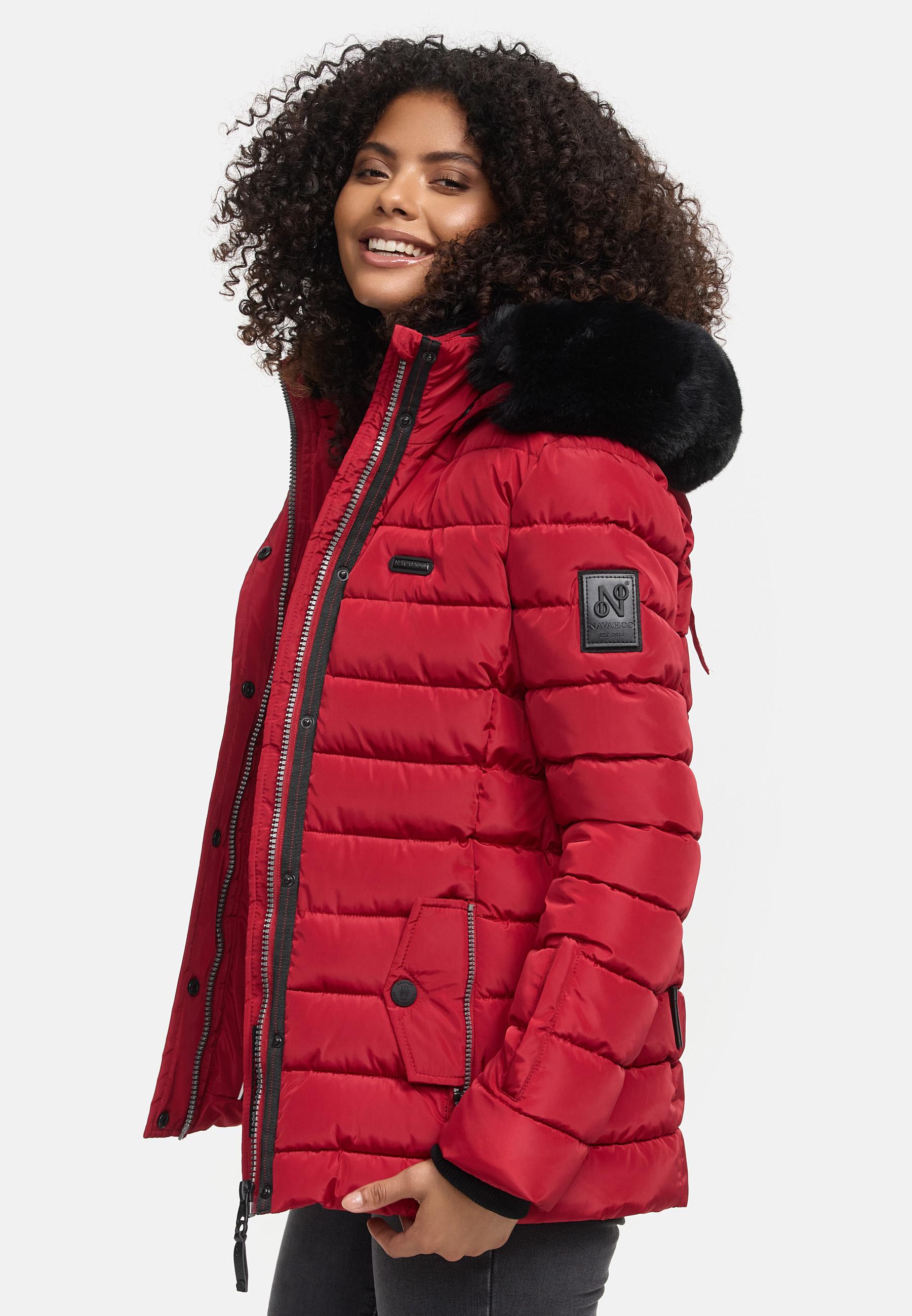 Gesteppte Winterjacke mit Kapuze "Milianaa" Red