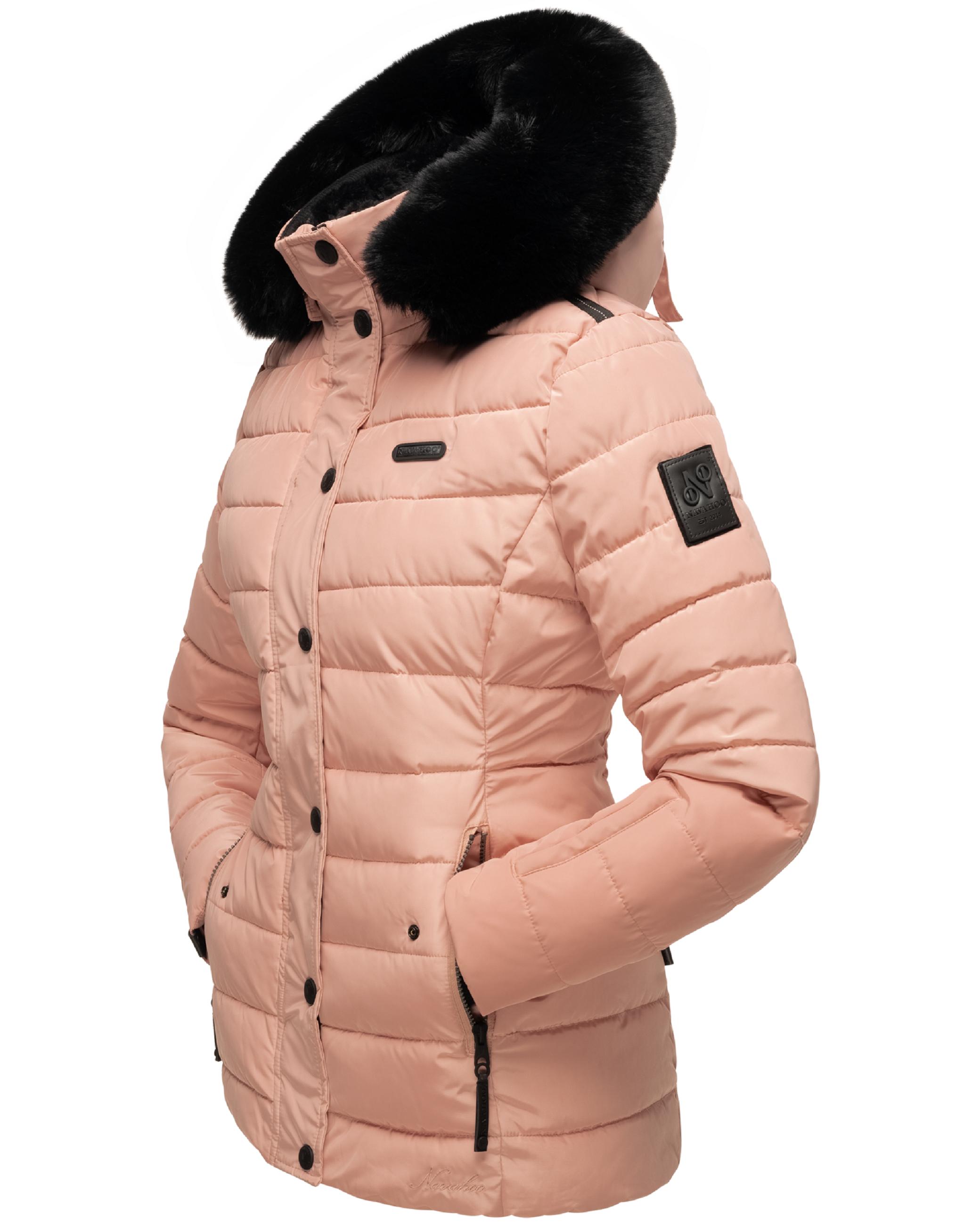 Gesteppte Winterjacke mit Kapuze "Milianaa" Rose