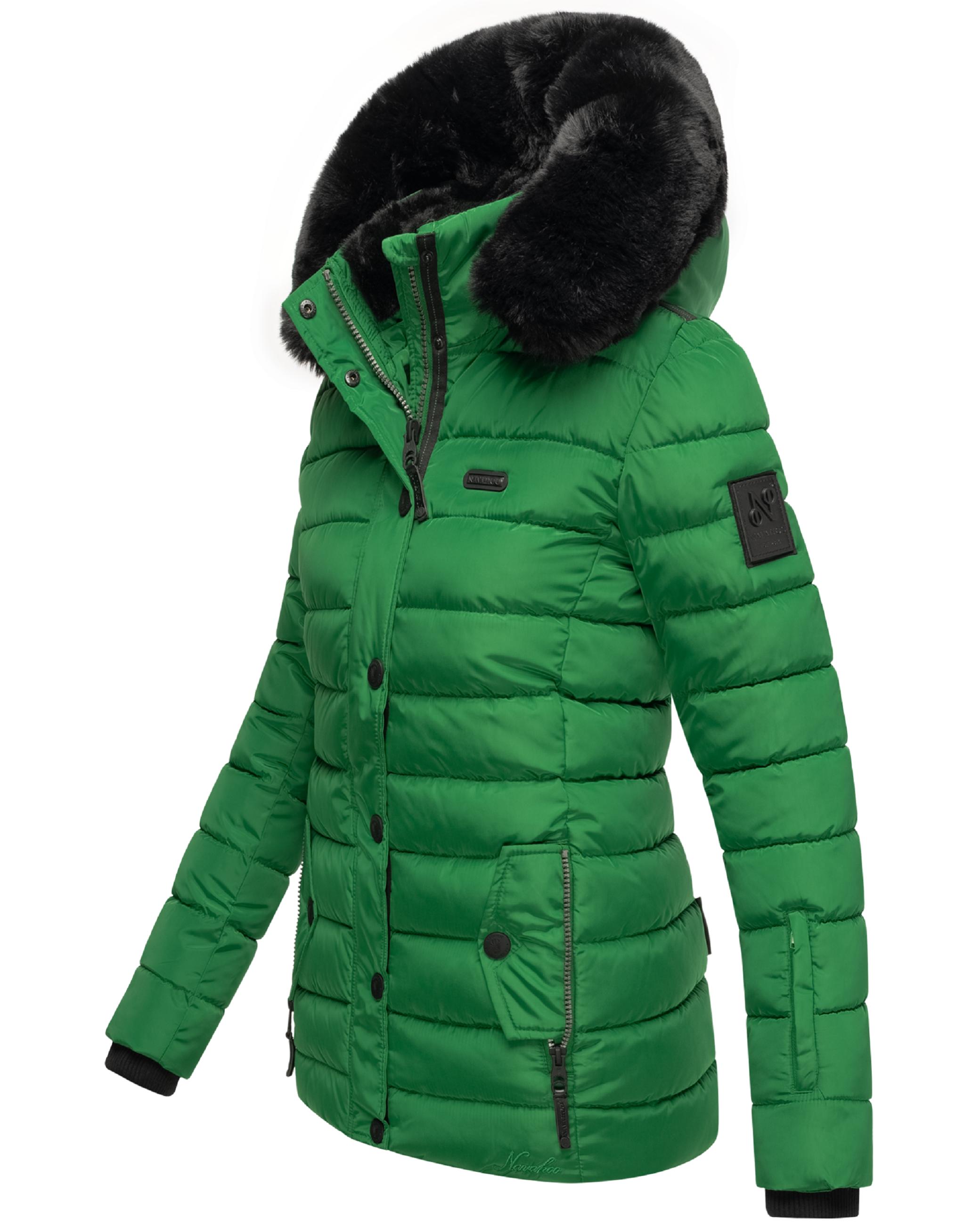 Gesteppte Winterjacke mit Kapuze "Milianaa" Smaragd Green