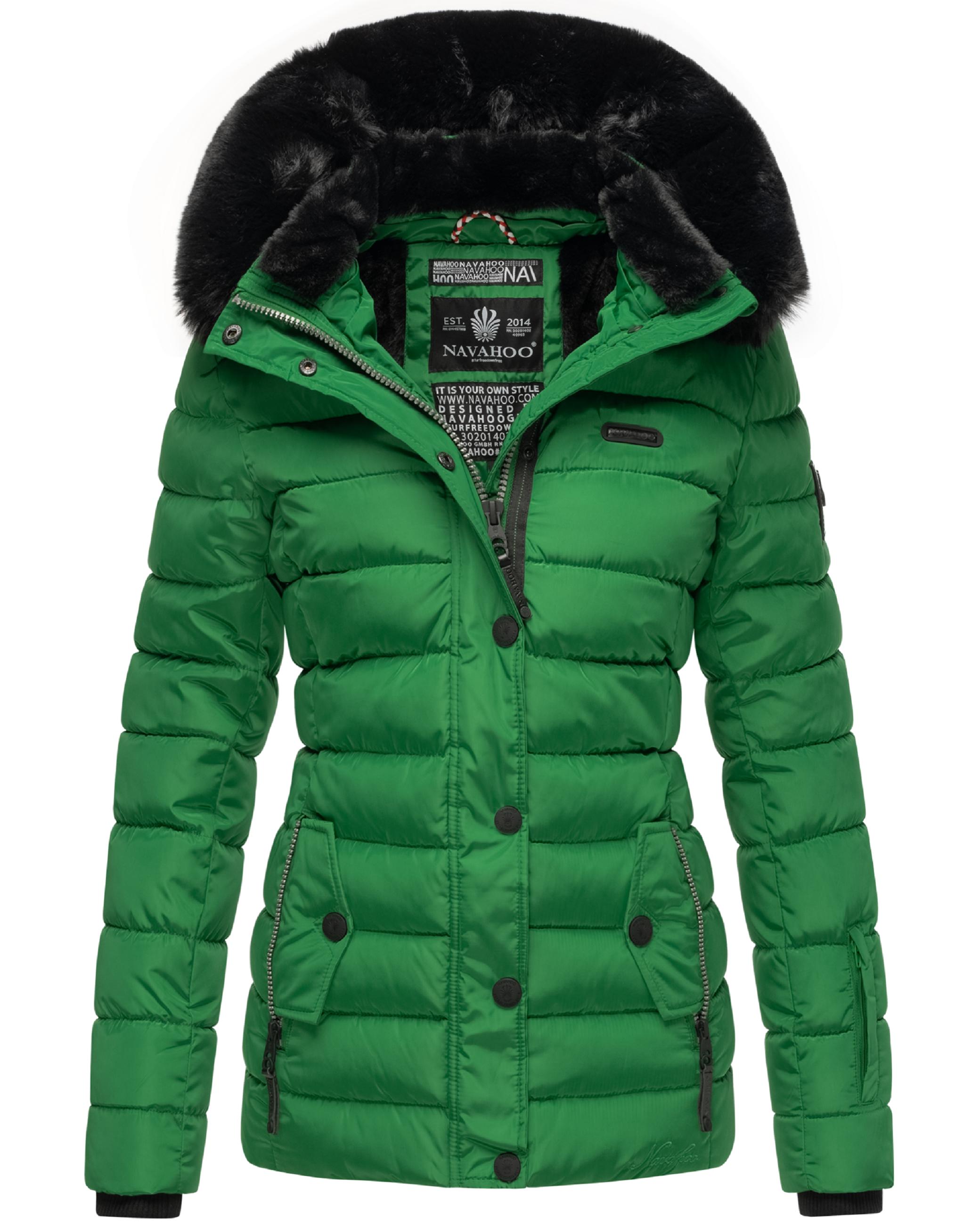 Gesteppte Winterjacke mit Kapuze "Milianaa" Smaragd Green