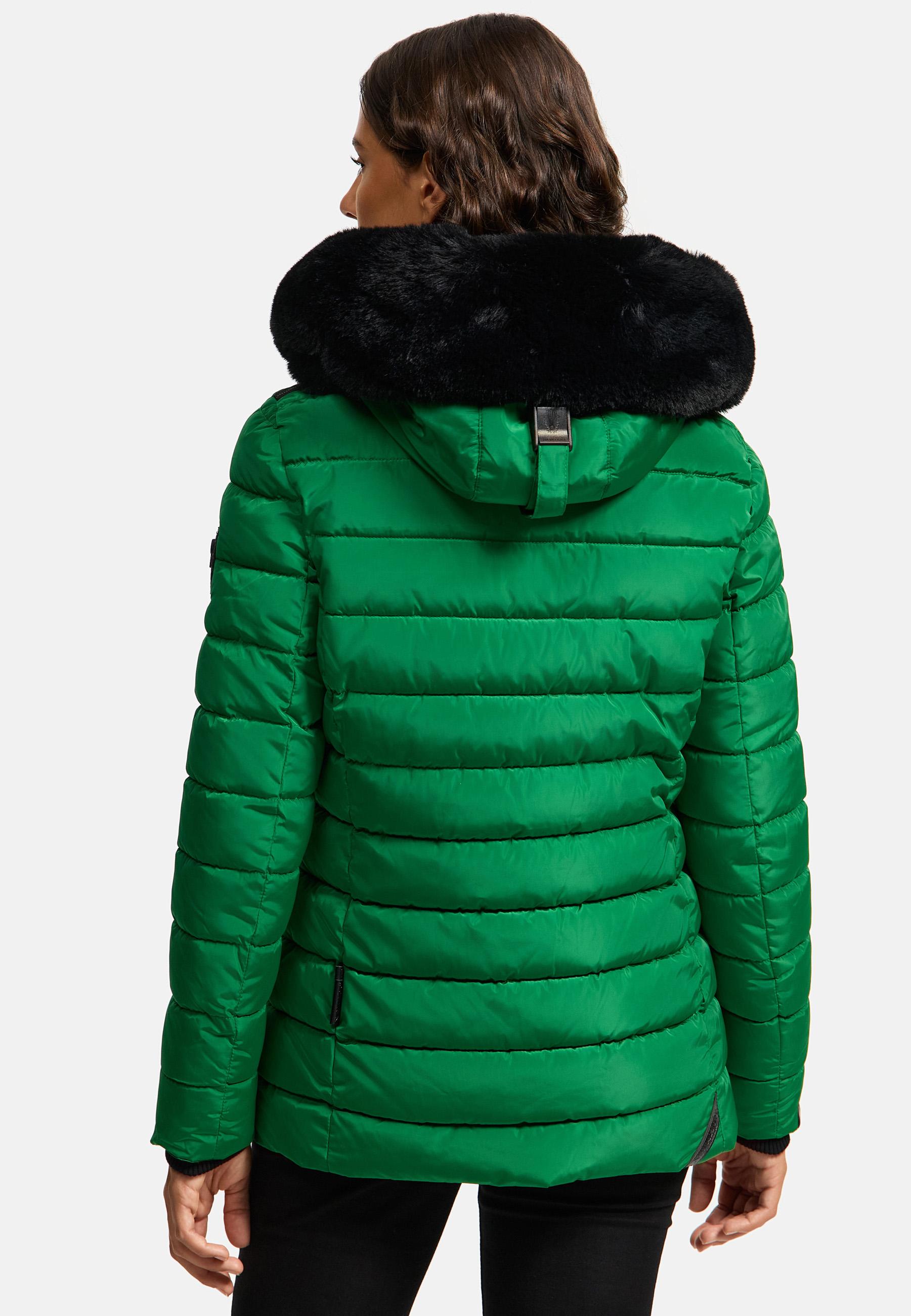 Gesteppte Winterjacke mit Kapuze "Milianaa" Smaragd Green